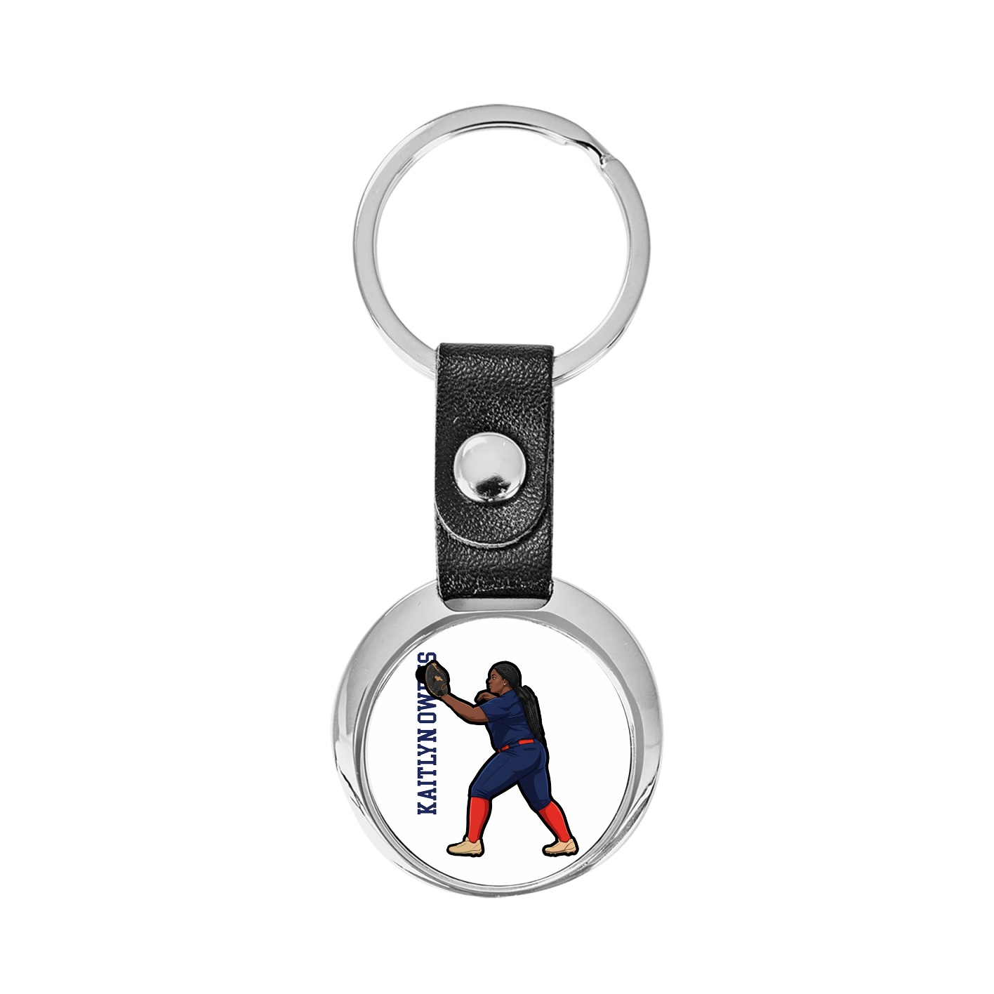 Key Chain — Name Vertical in Classic