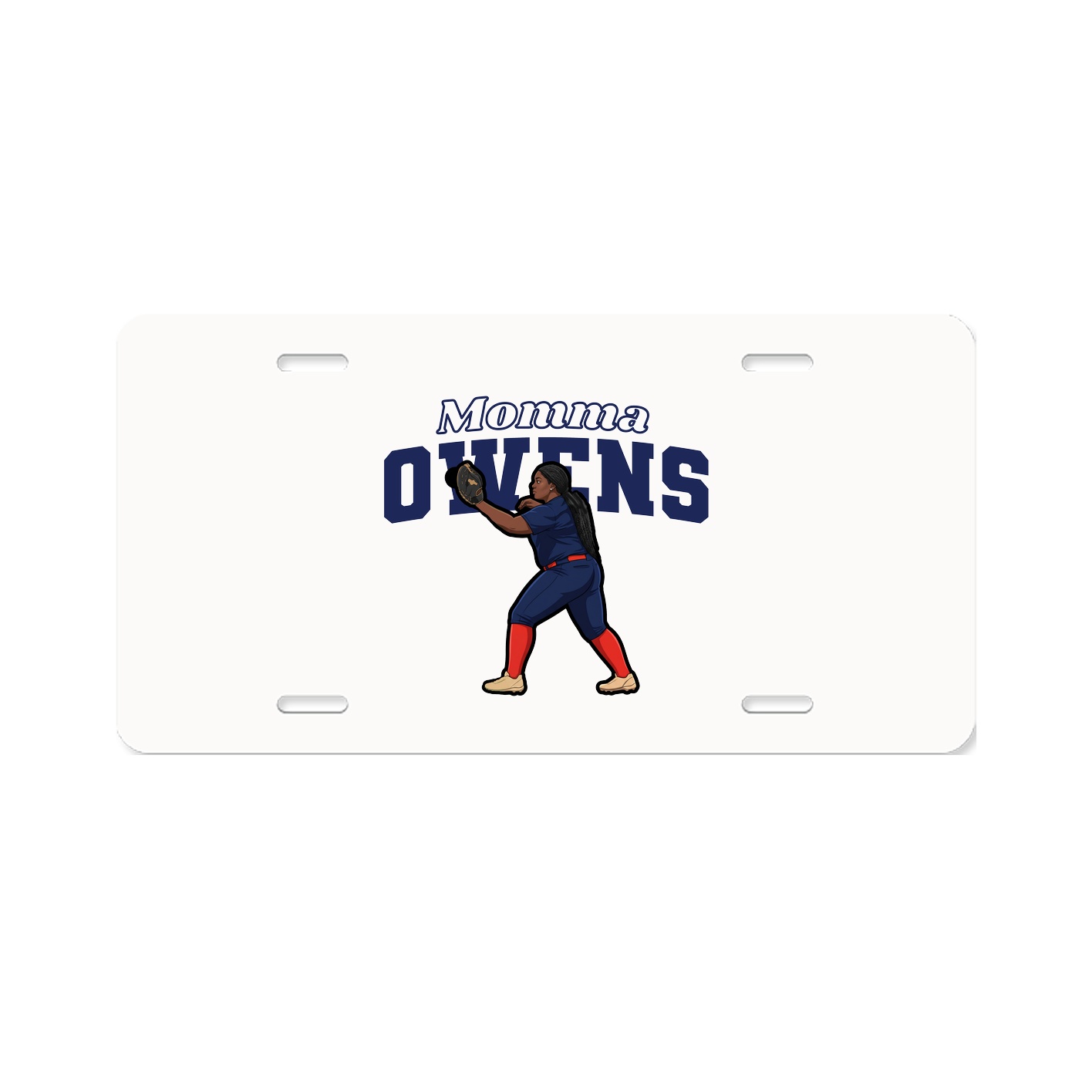 License Plate — Mothers Day Block in Classic