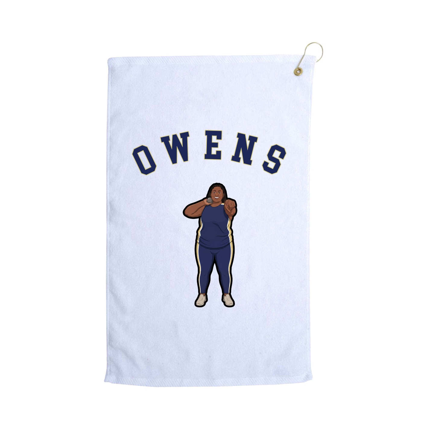 Golf Towel — Shirsey Arch in White