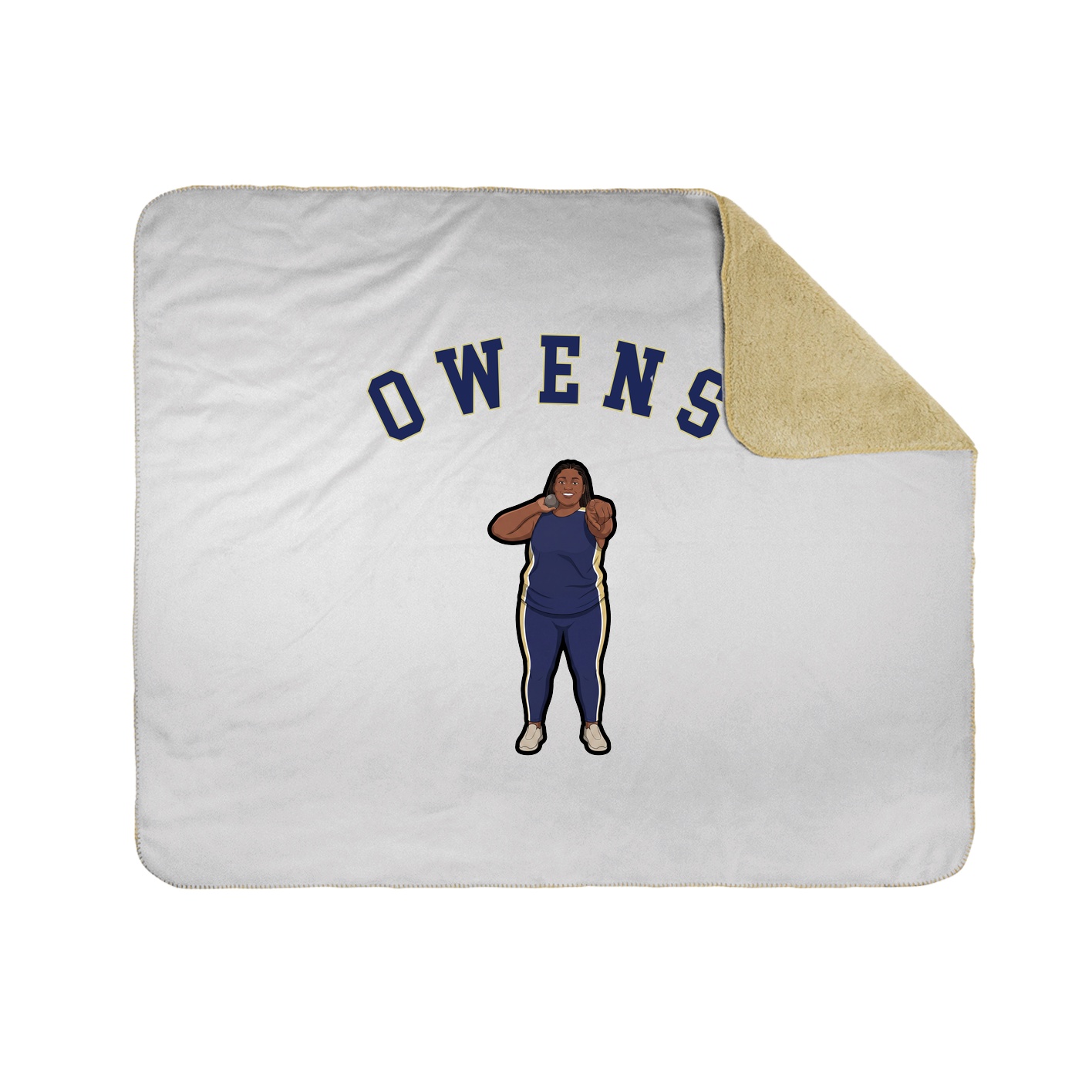Throw Blanket — Shirsey Arch in White