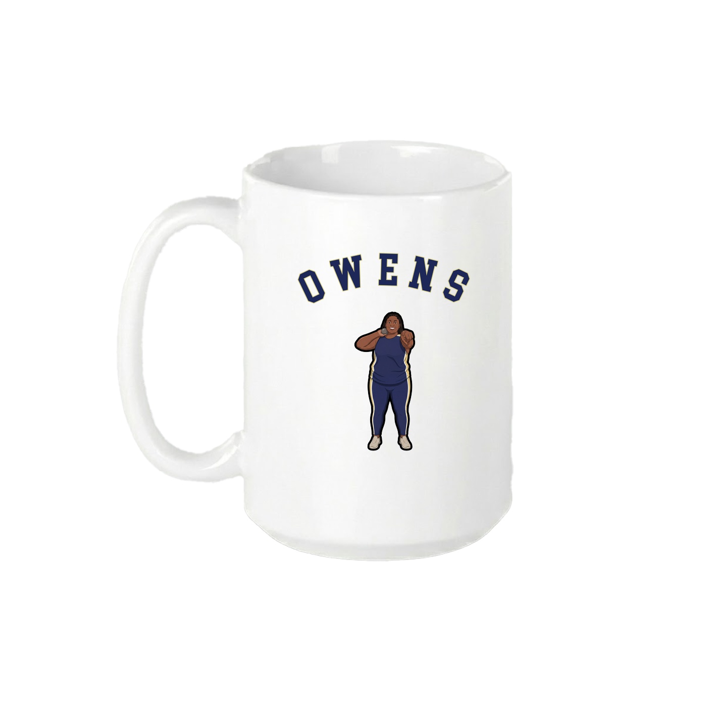 15oz Coffee Mug — Shirsey Arch in White