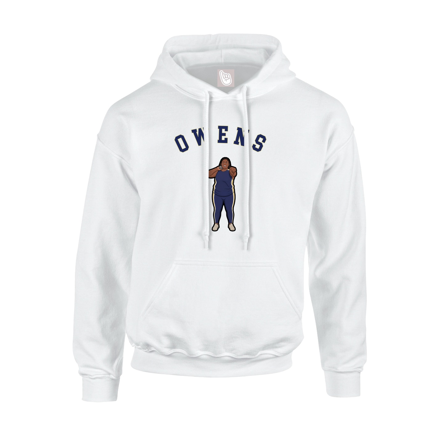 Youth Hoodie — Shirsey Arch in White