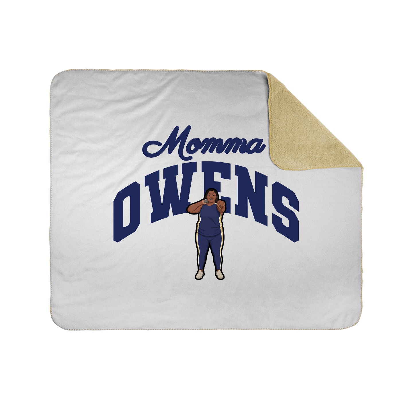 Throw Blanket — Mothers Day Arch in White