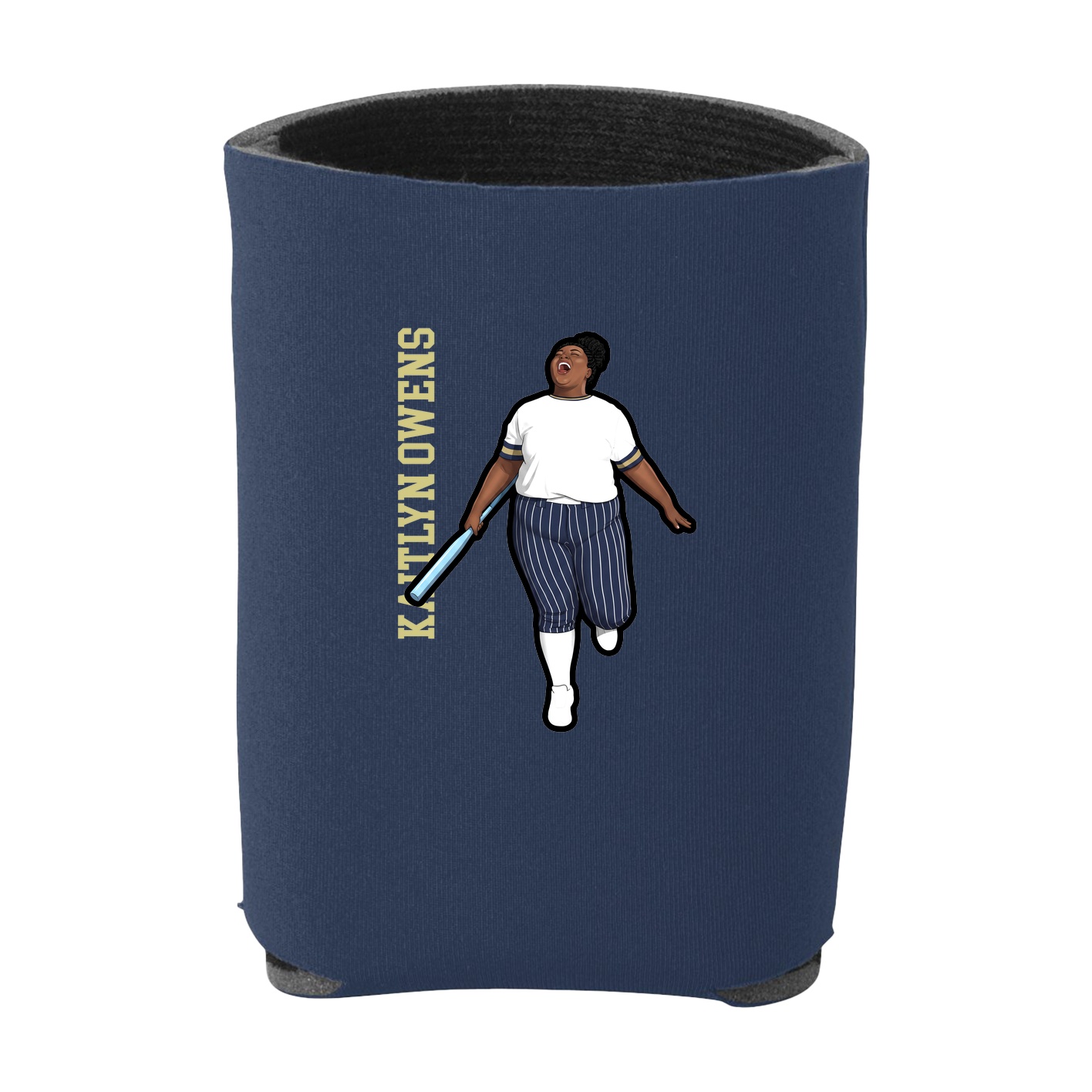 Can Holder — Name Vertical in Navy