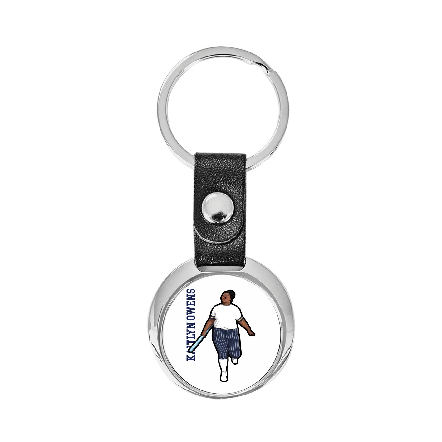 Key Chain — Name Vertical in Classic