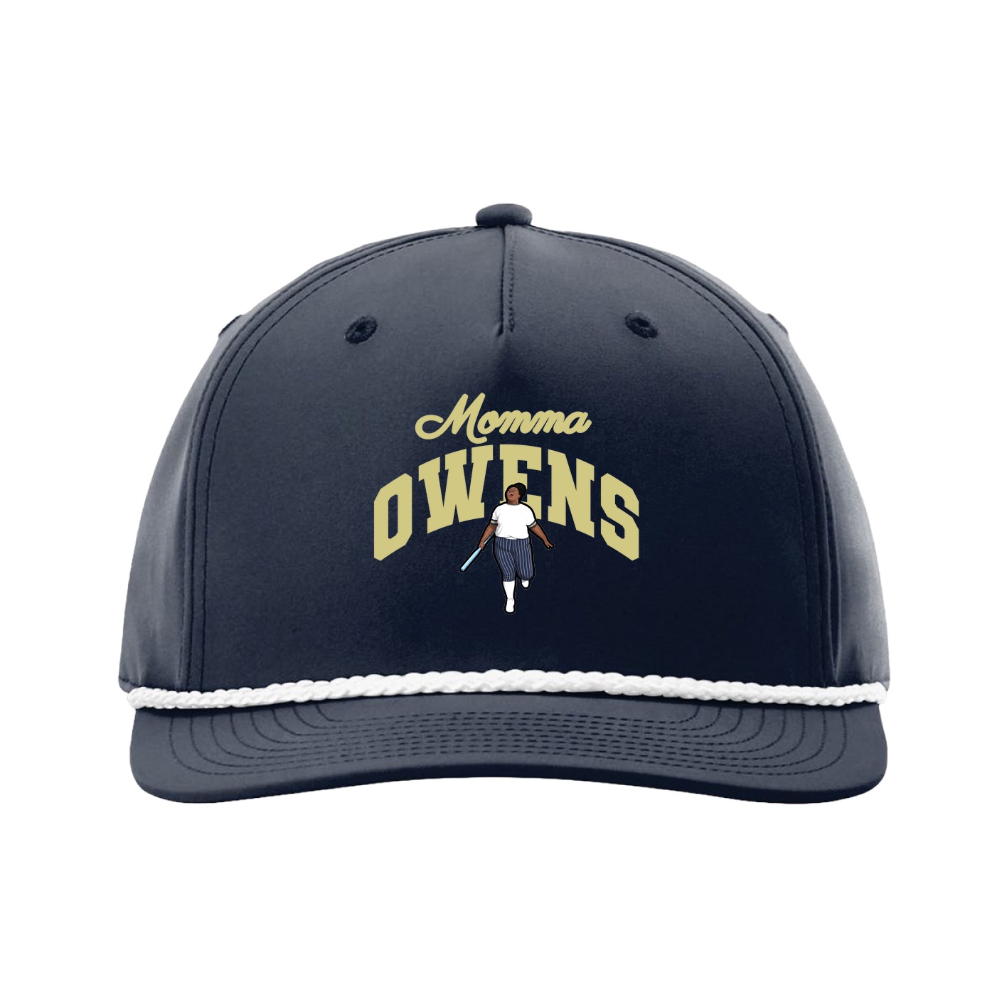Five-Panel Classic Rope Cap — Mothers Day Arch in Navy