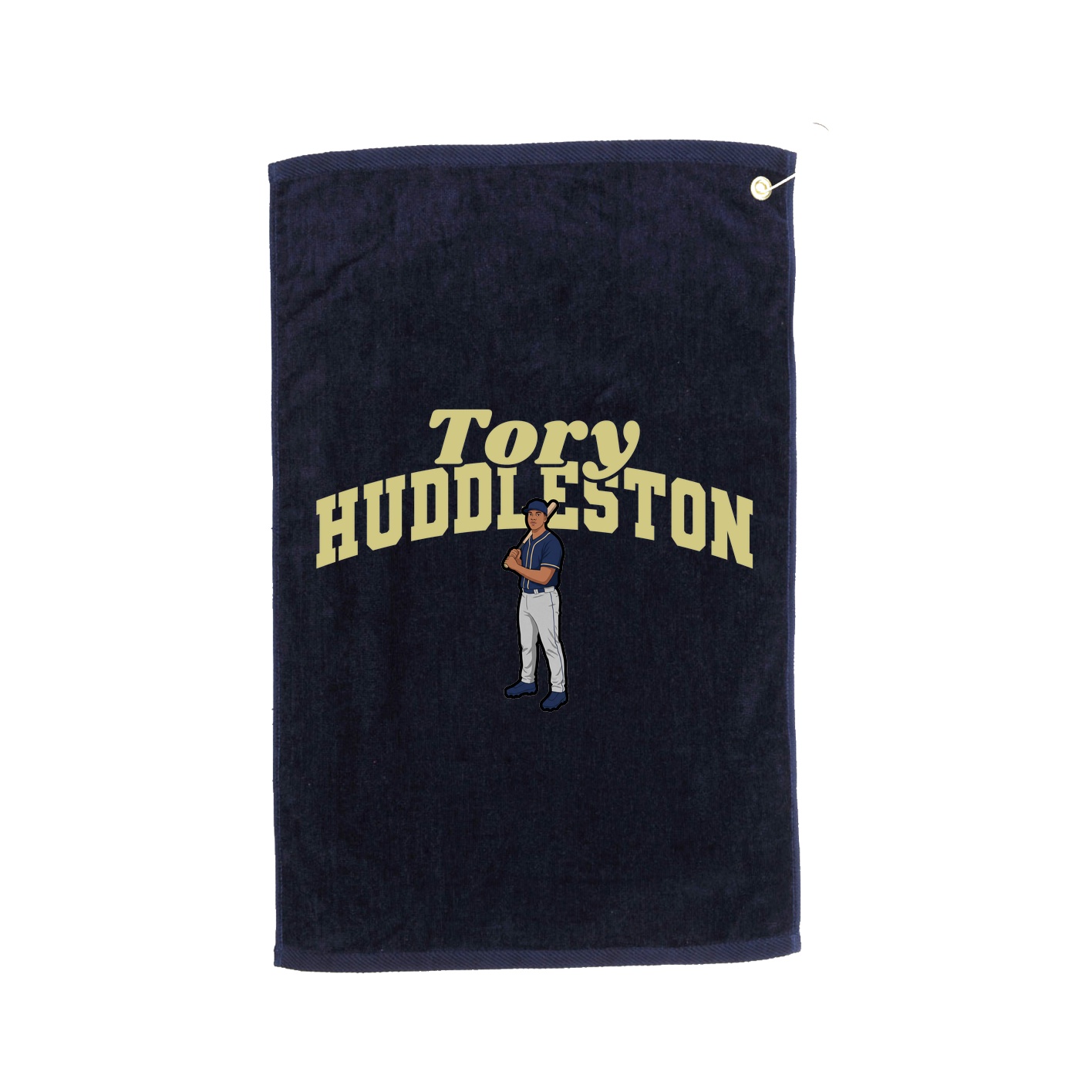 Golf Towel — Signature Arch in Navy