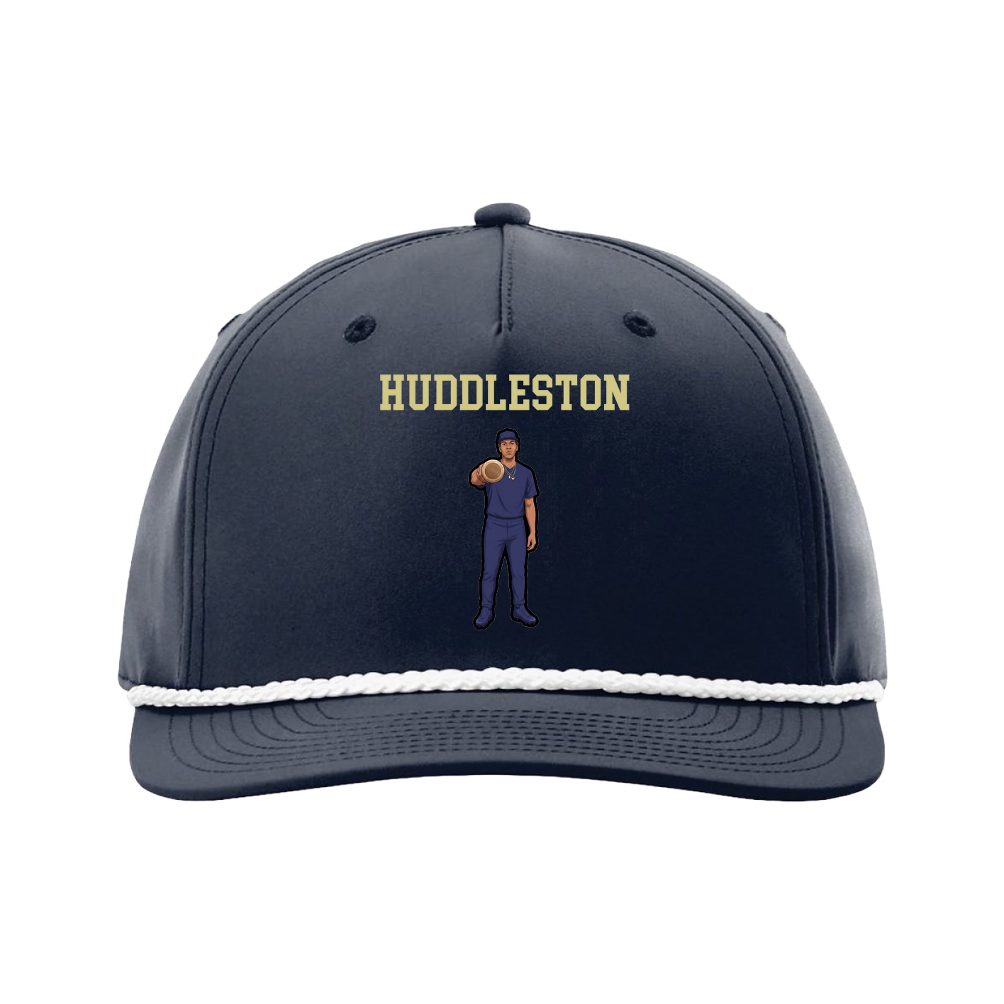 Five-Panel Classic Rope Cap — Shirsey in Navy