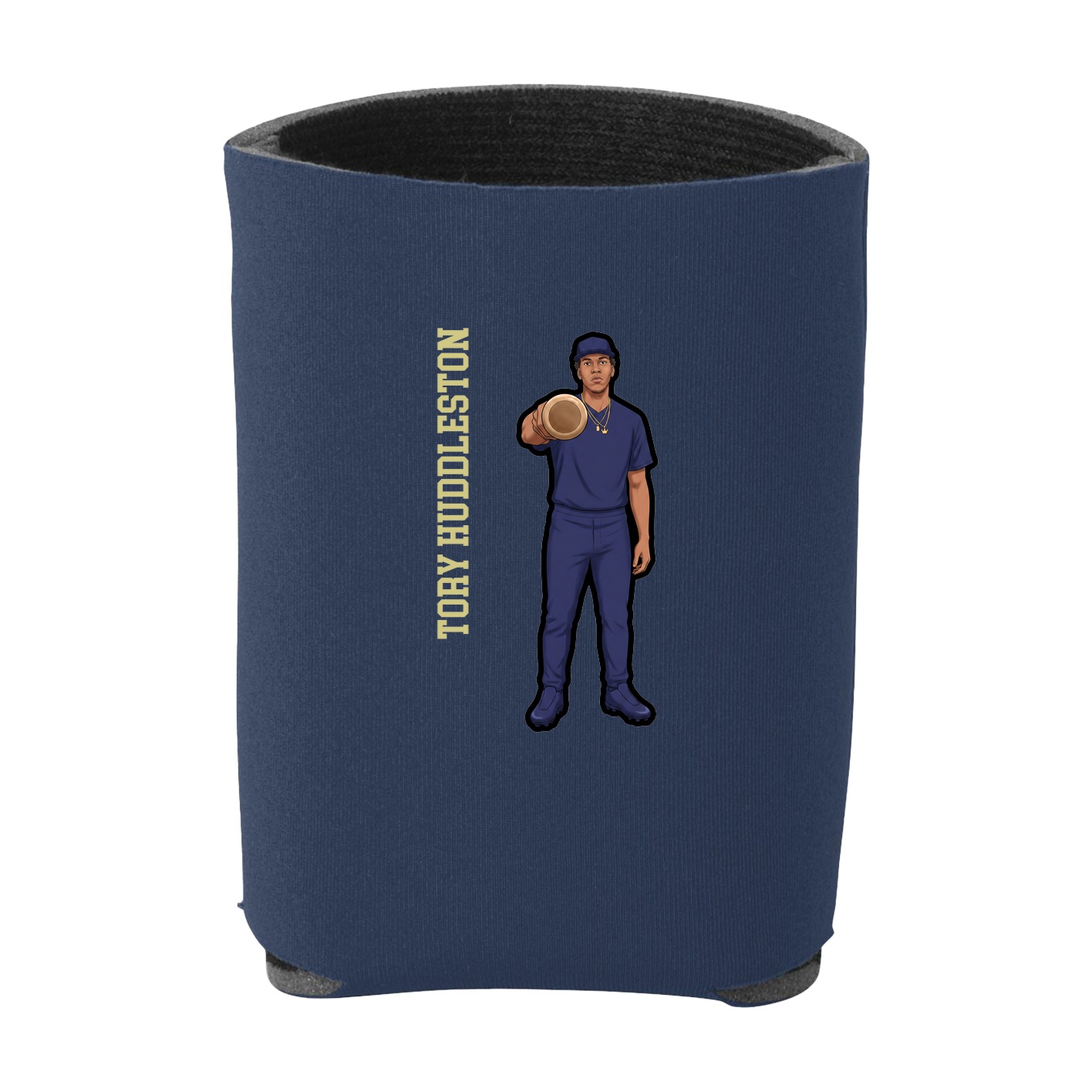 Can Holder — Name Vertical in Navy