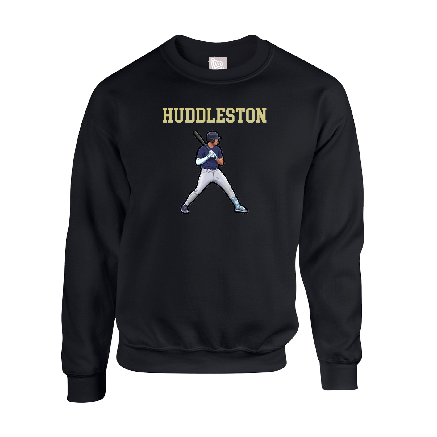 Fleece Crew — Shirsey in Black