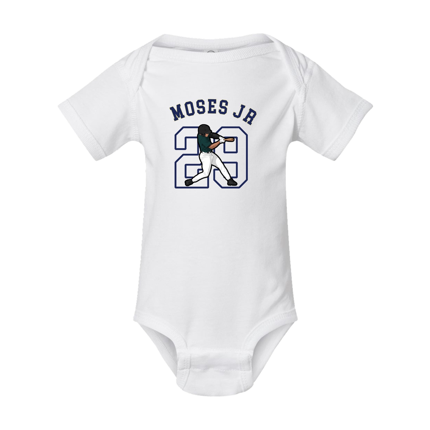 Baby Onesie — Shirsey Arch in White