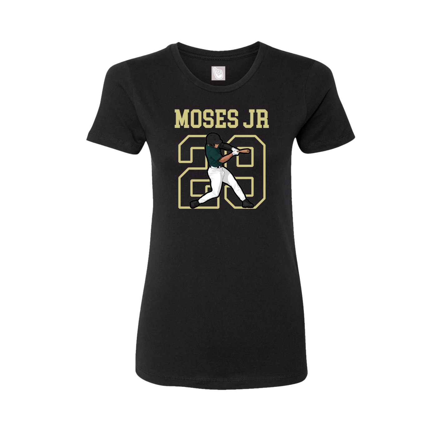 Fitted Women's Tee — Shirsey in Black