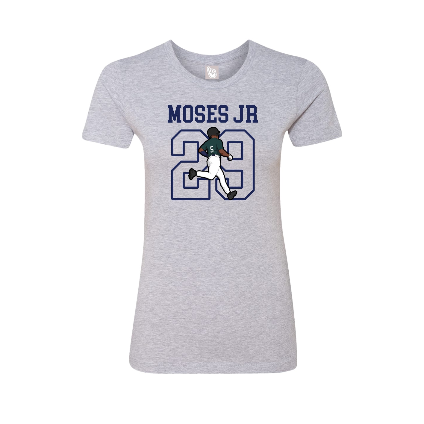 Fitted Women's Tee — Shirsey in Grey
