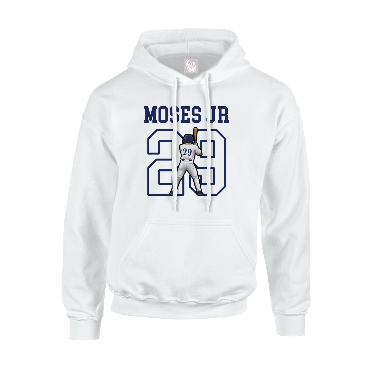 Hoodie — Shirsey in White