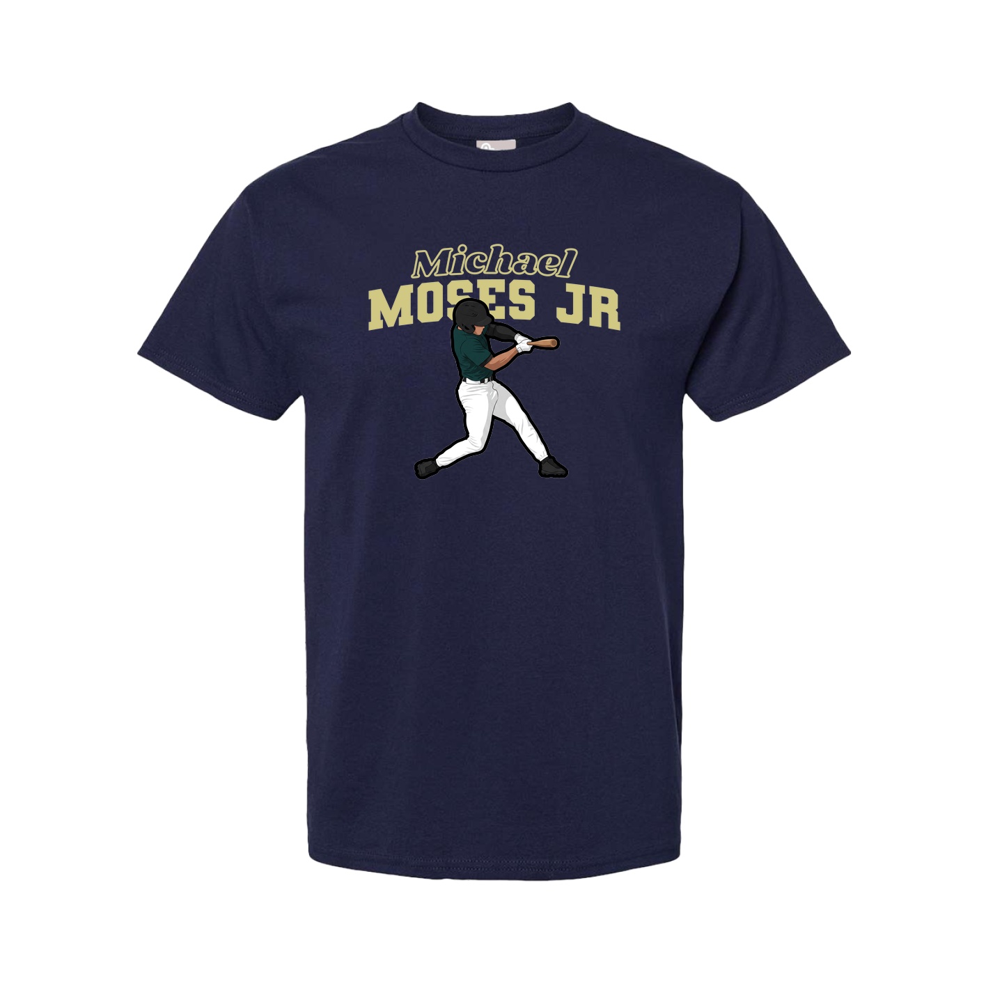 Youth Tee — Name Arch in Navy
