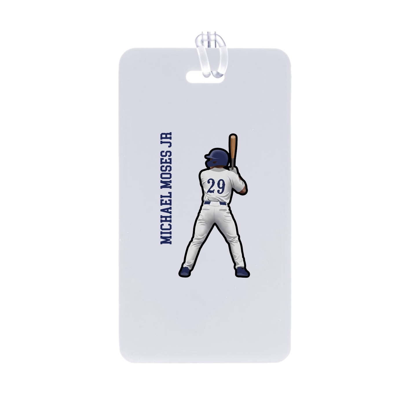 Bag Tag — Name Vertical in Classic