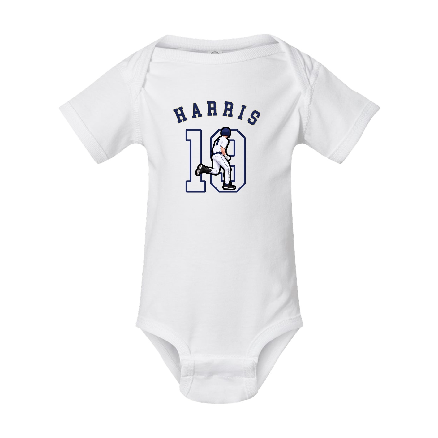 Baby Onesie — Shirsey Arch in White