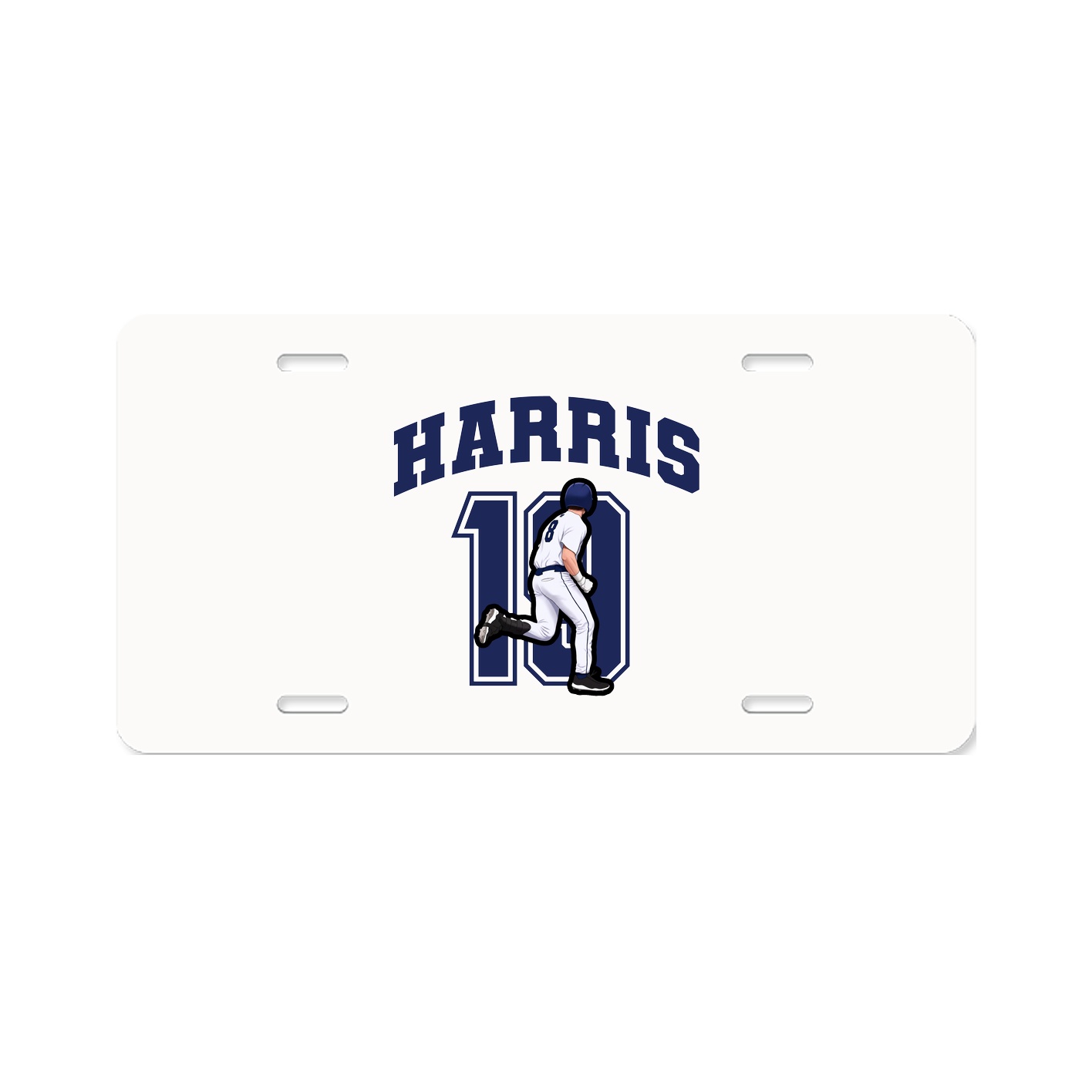 License Plate — Number in Classic
