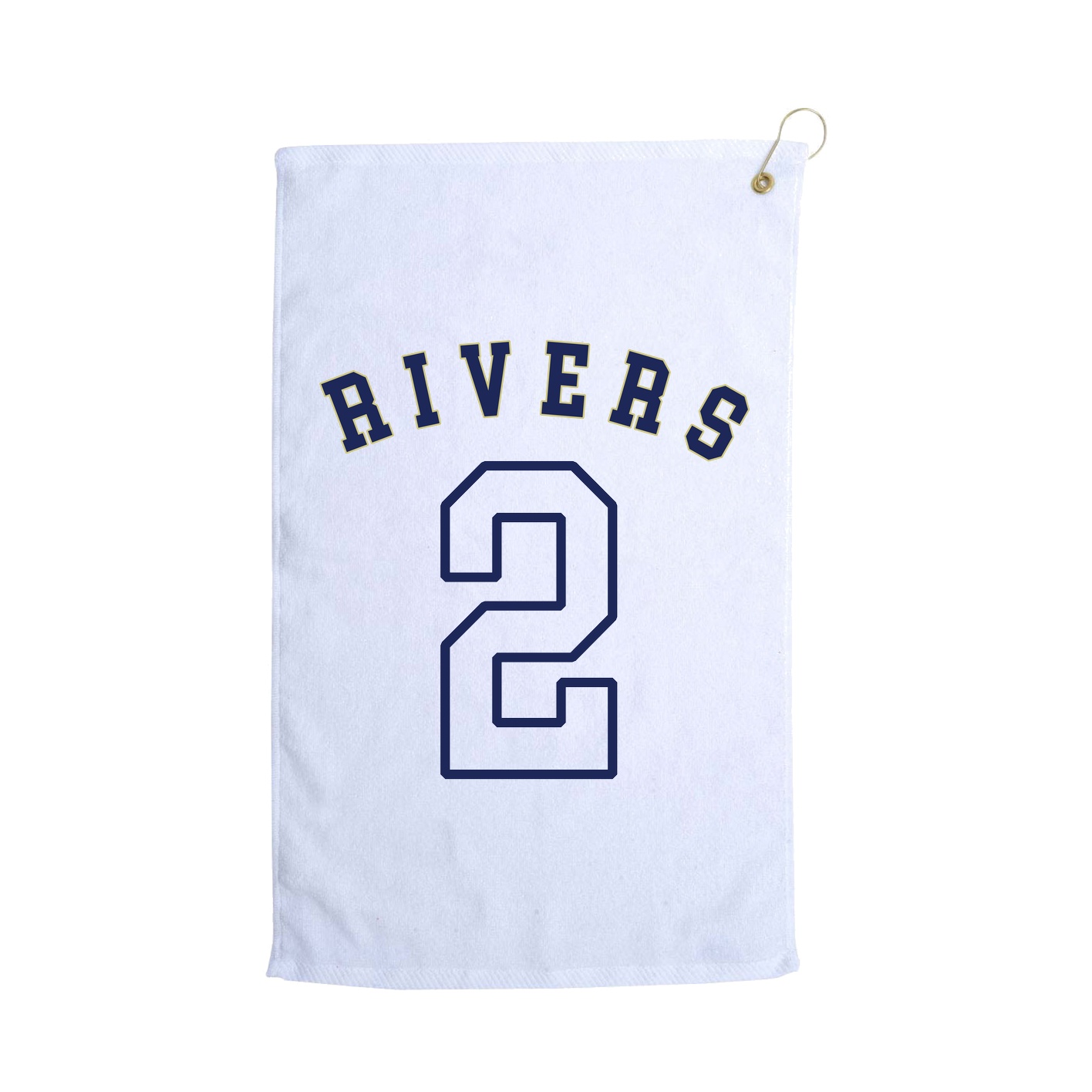 Golf Towel — Shirsey Arch in White