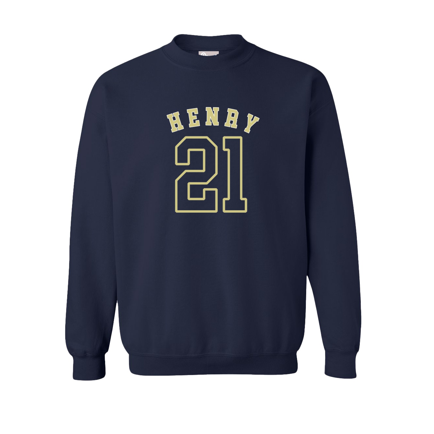 Fleece Crew — Shirsey Arch in Navy