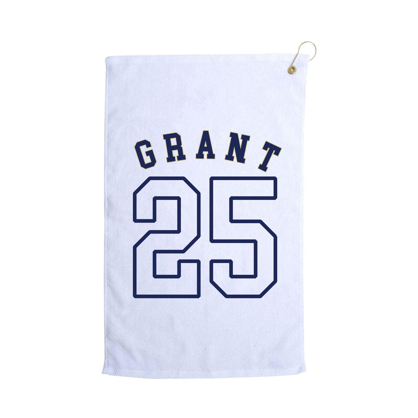 Golf Towel — Shirsey Arch in White