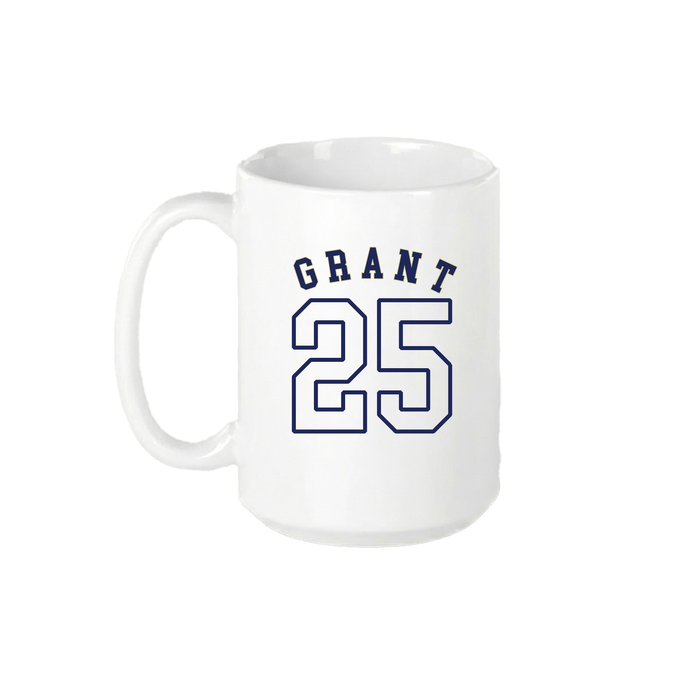15oz Coffee Mug — Shirsey Arch in White