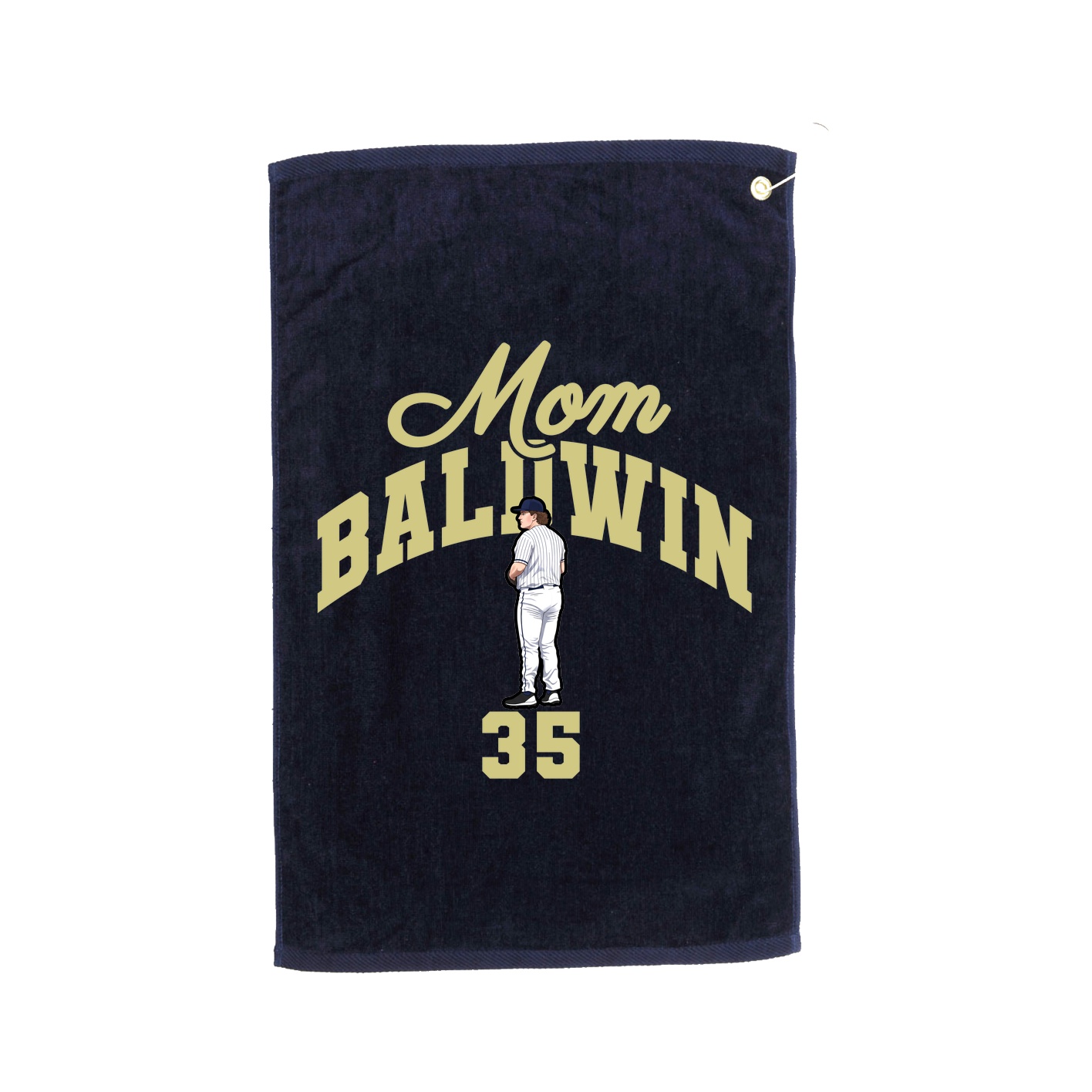 Golf Towel — Mothers Day Arch in Navy