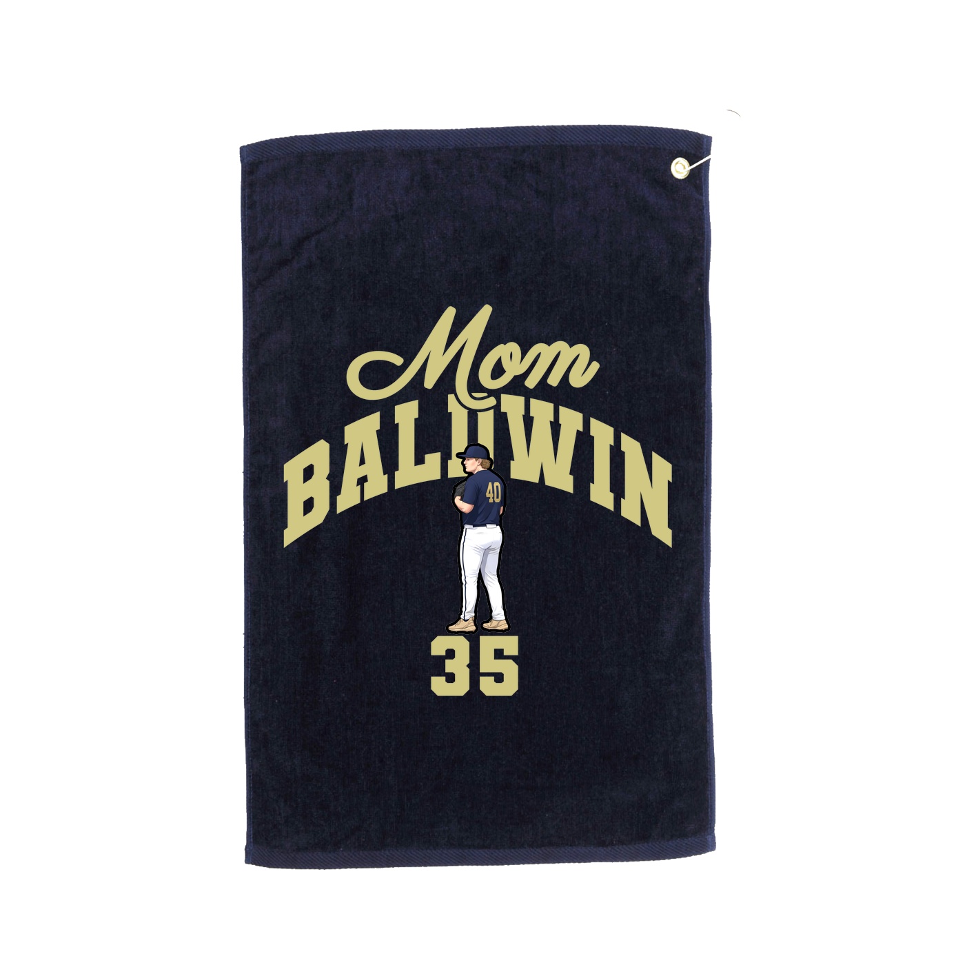 Golf Towel — Mothers Day Arch in Navy