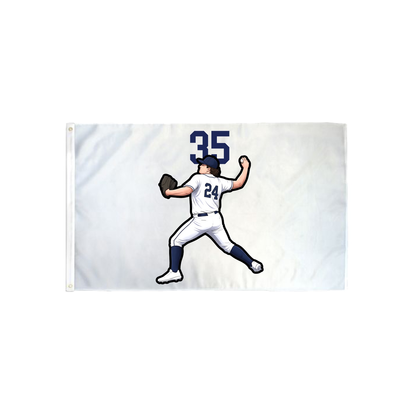 3x5 Flag — Number Top in Classic