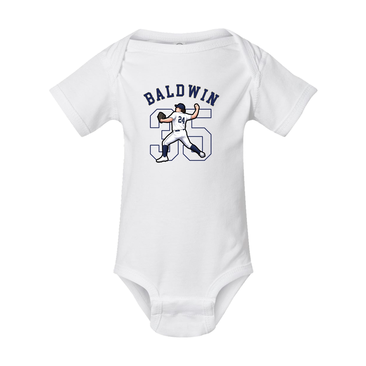 Baby Onesie — Shirsey Arch in White