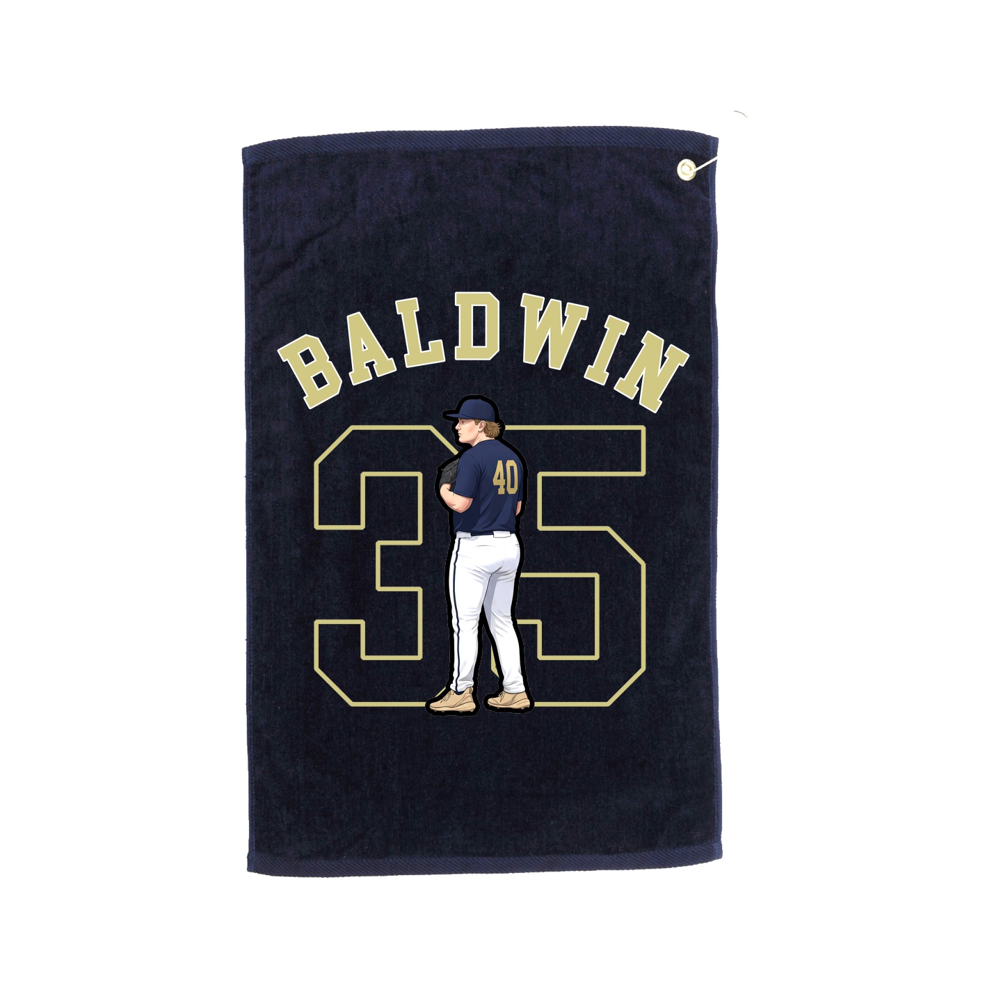Golf Towel — Shirsey Arch in Navy