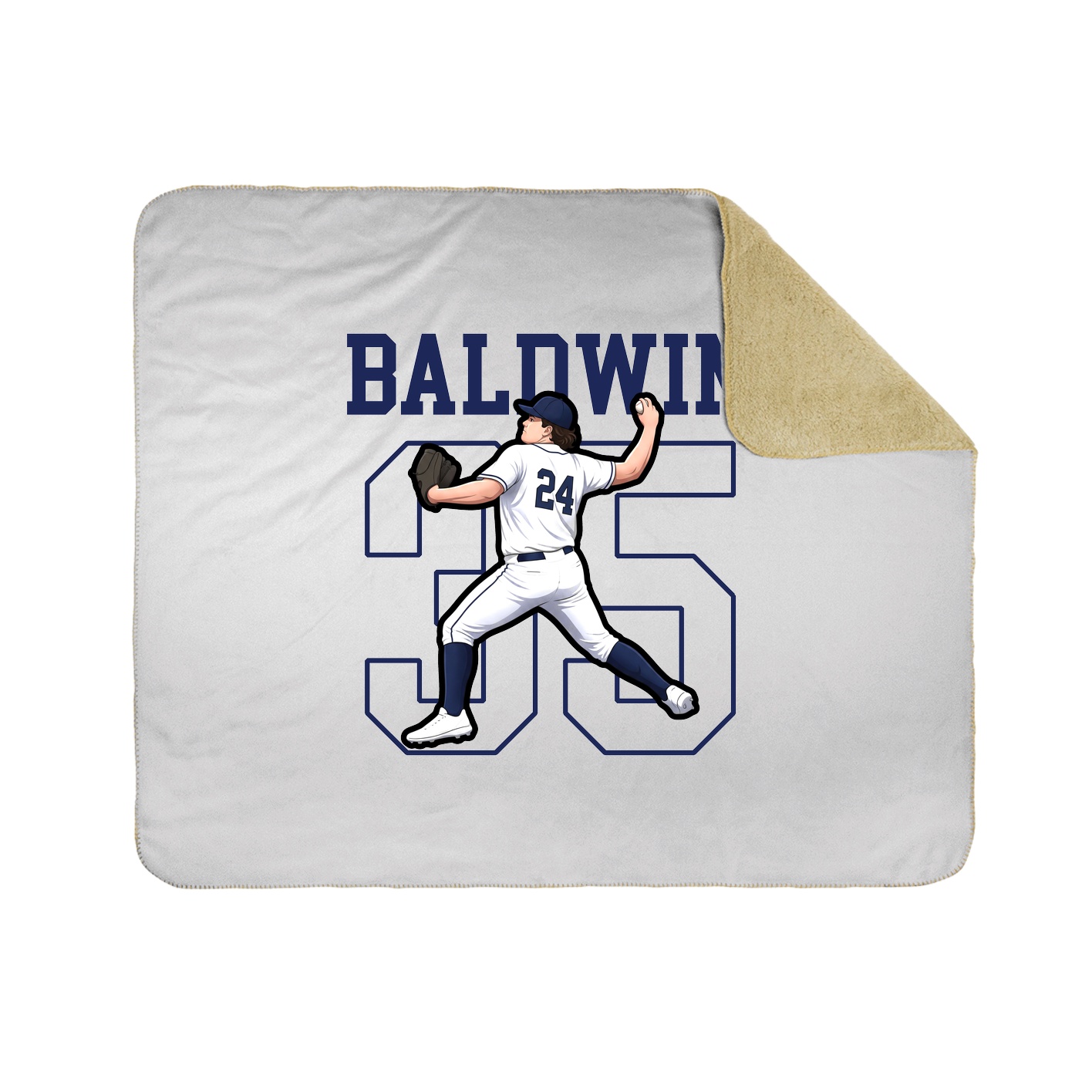 Throw Blanket — Shirsey in White
