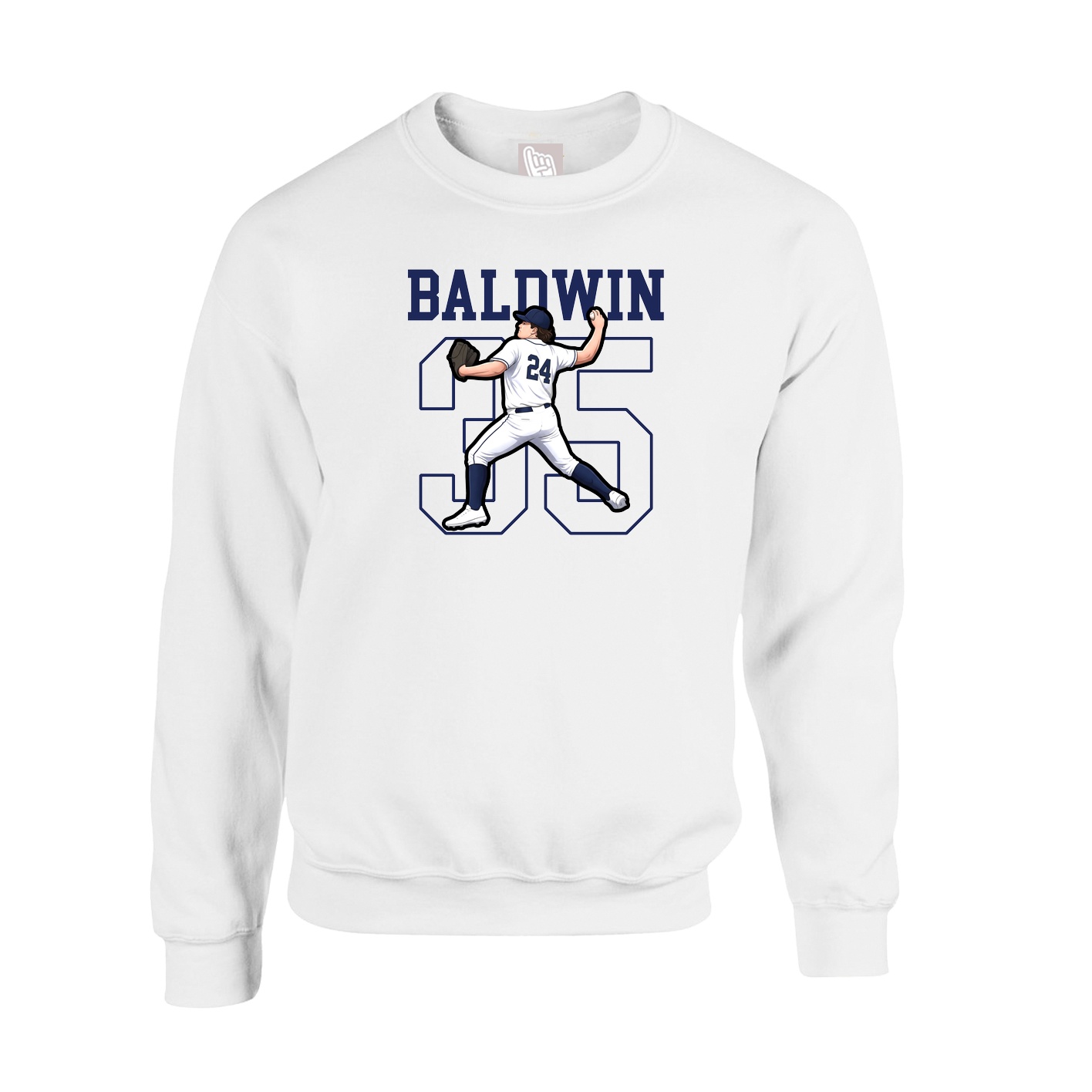 Fleece Crew — Shirsey in White
