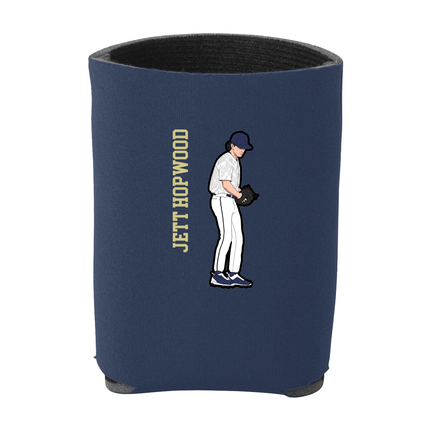 Can Holder — Name Vertical in Navy