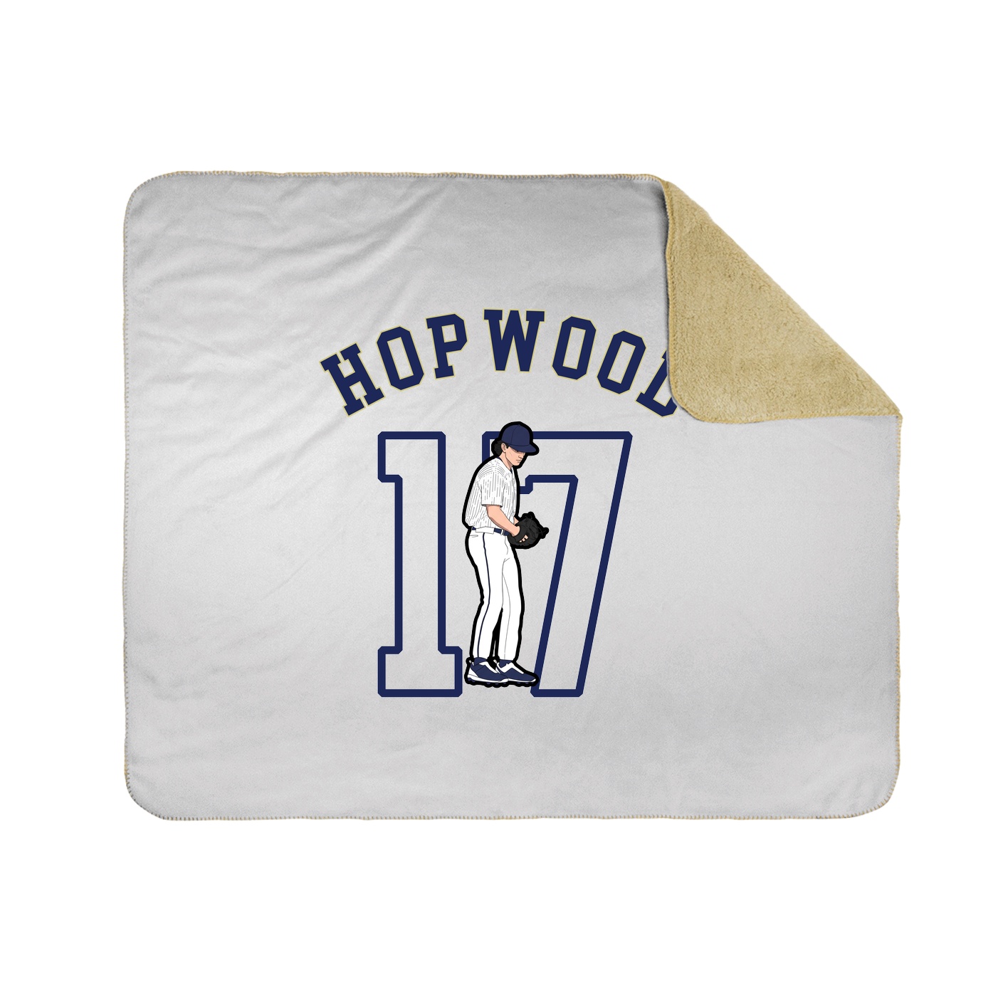 Throw Blanket — Shirsey Arch in White