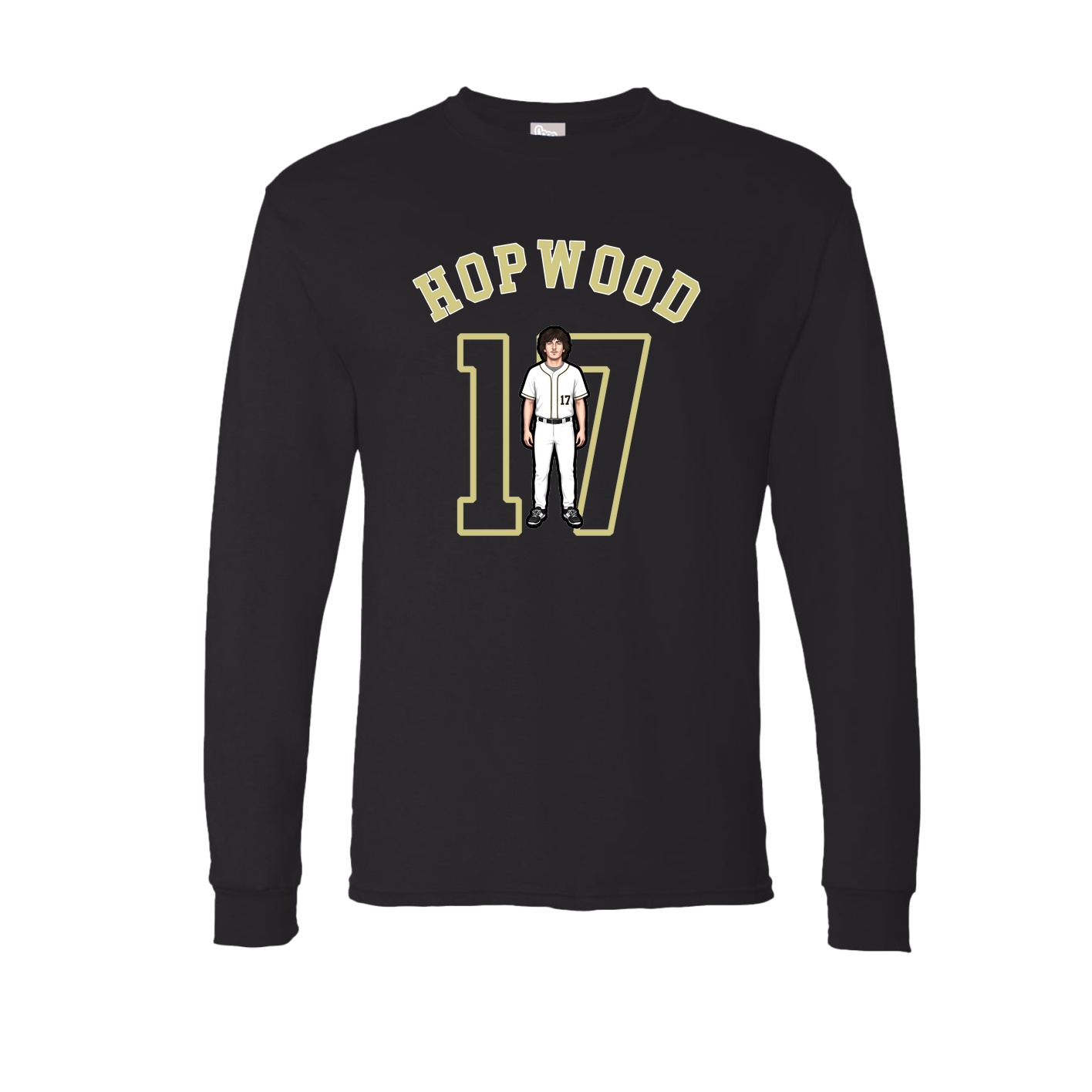 Long Sleeve Tee — Shirsey Arch in Black