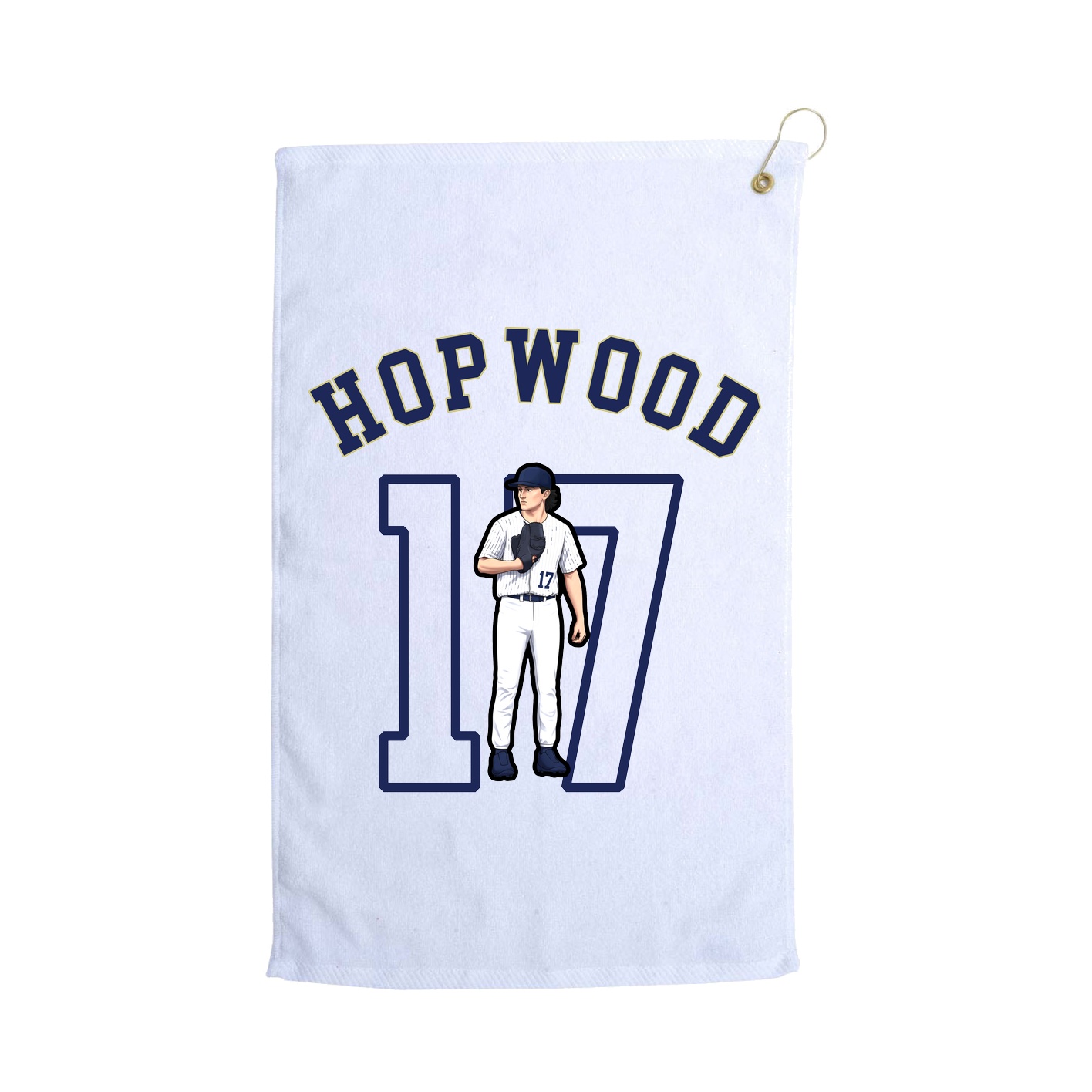 Golf Towel — Shirsey Arch in White