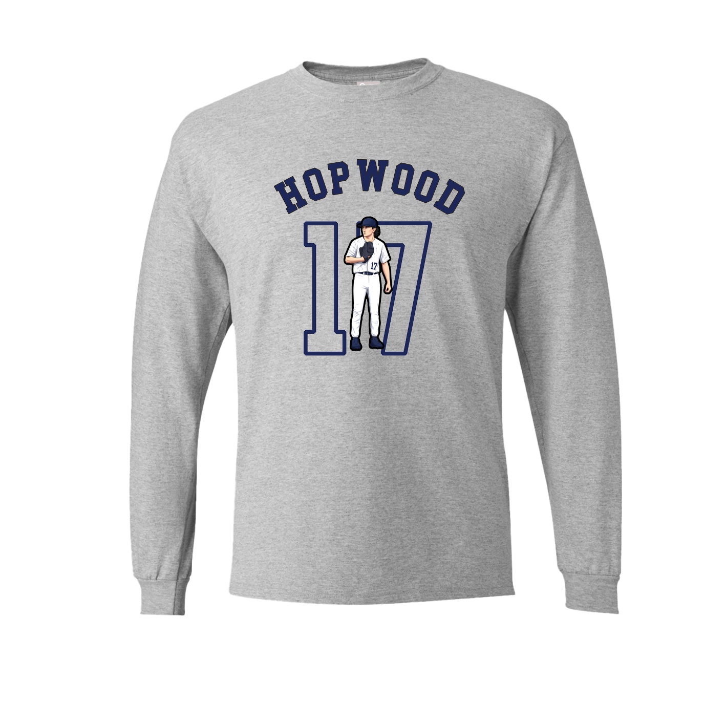 Long Sleeve Tee — Shirsey Arch in Grey