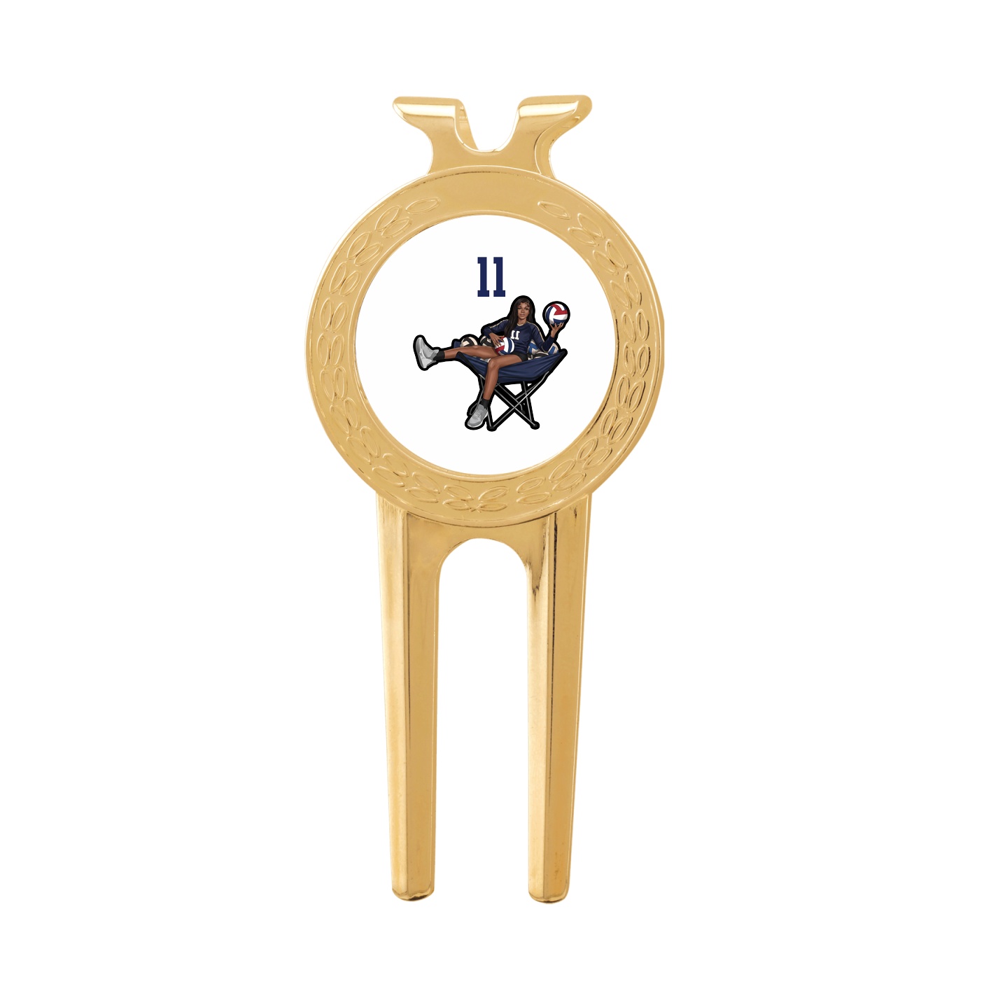 Divot Tool with Ball Marker — Number Top in Classic