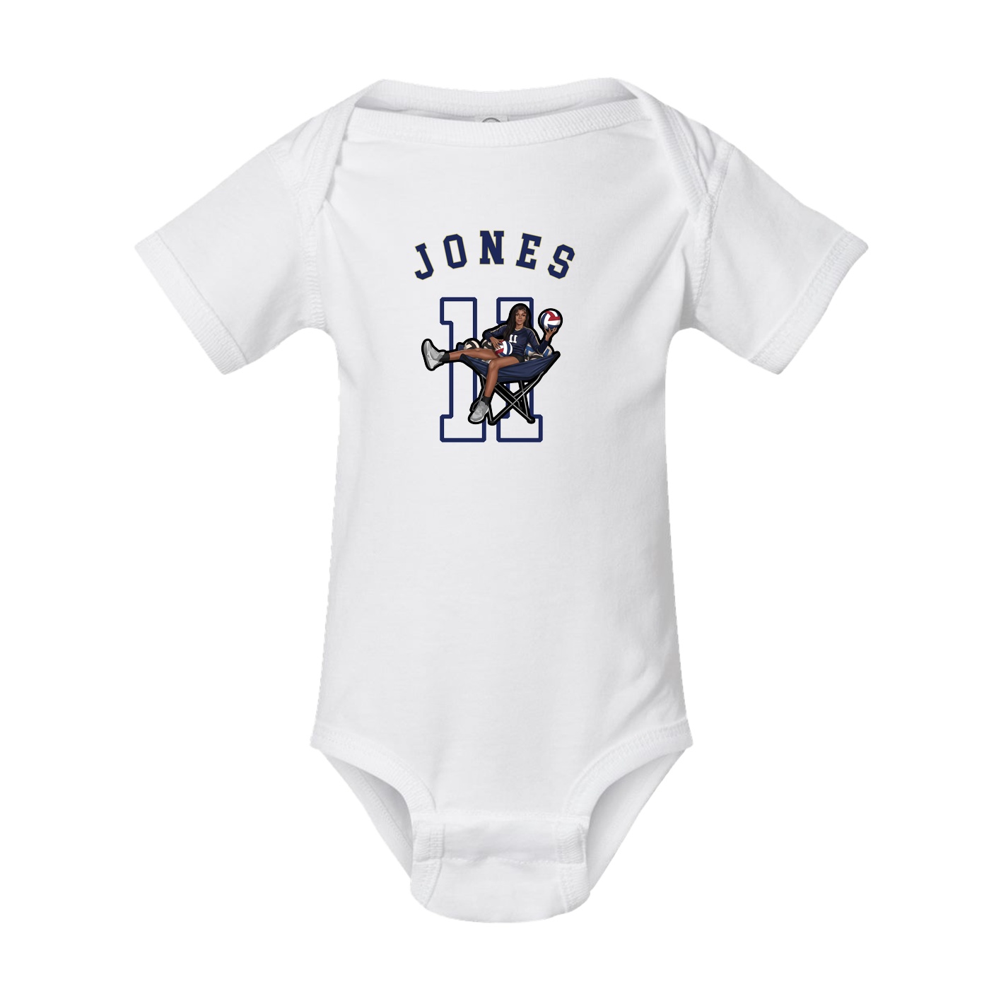 Baby Onesie — Shirsey Arch in White