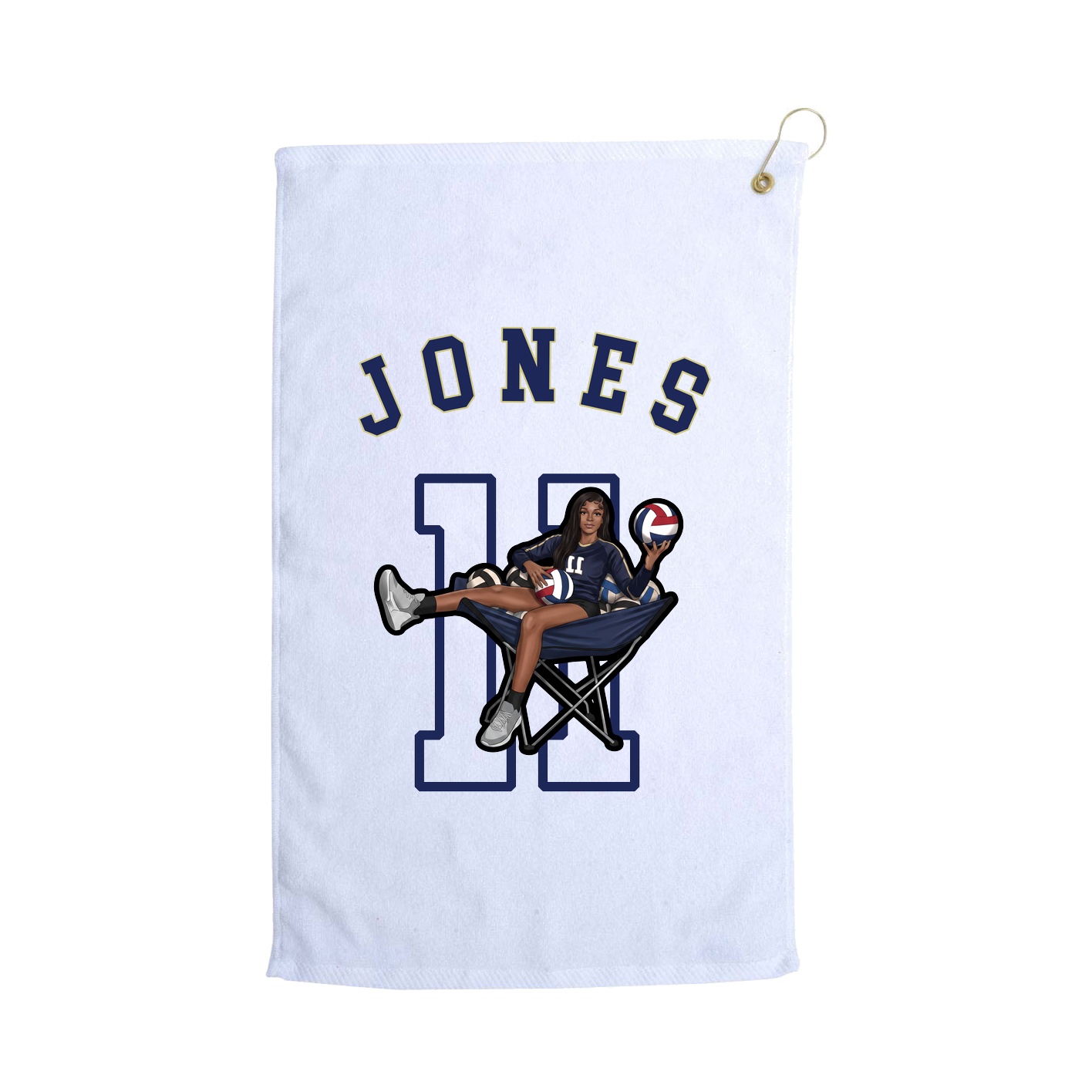 Golf Towel — Shirsey Arch in White