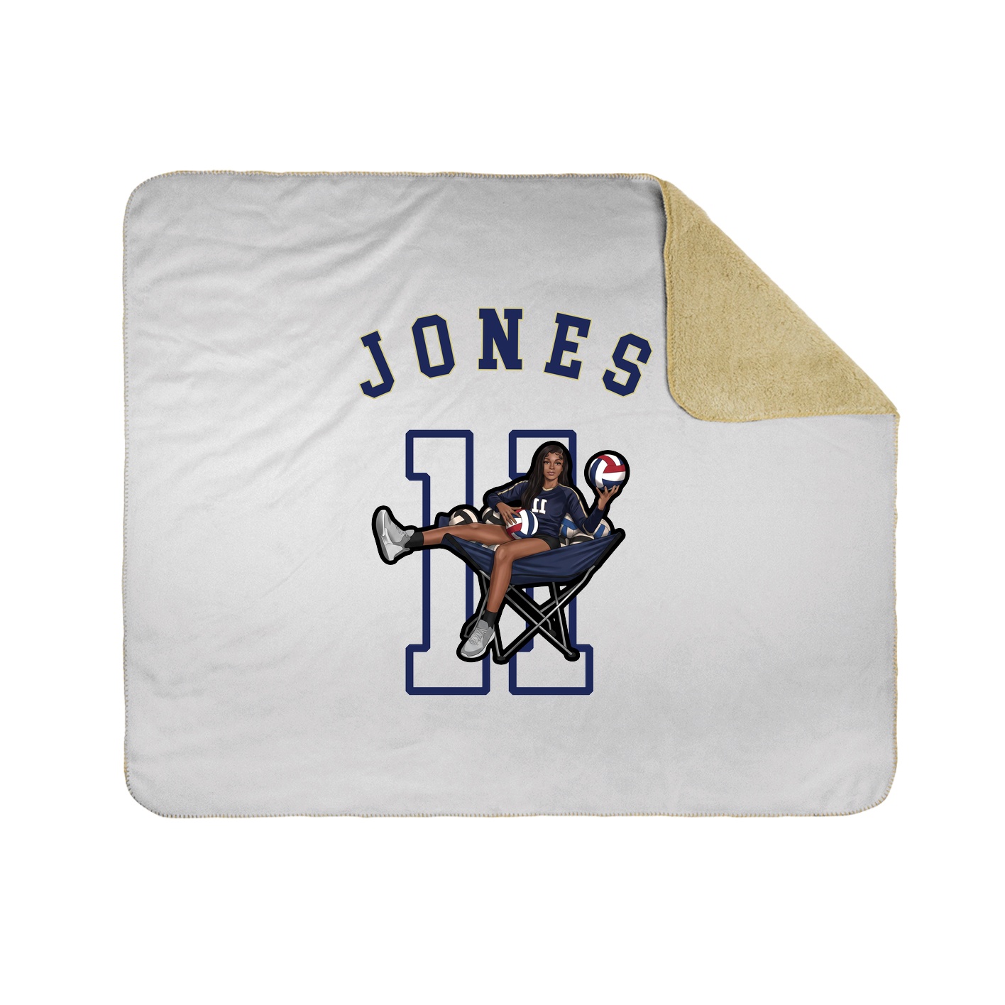 Throw Blanket — Shirsey Arch in White