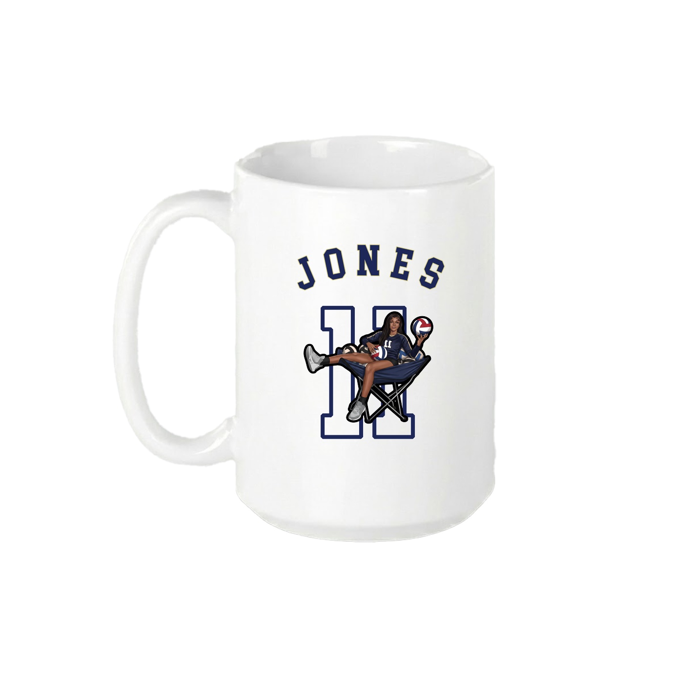 15oz Coffee Mug — Shirsey Arch in White
