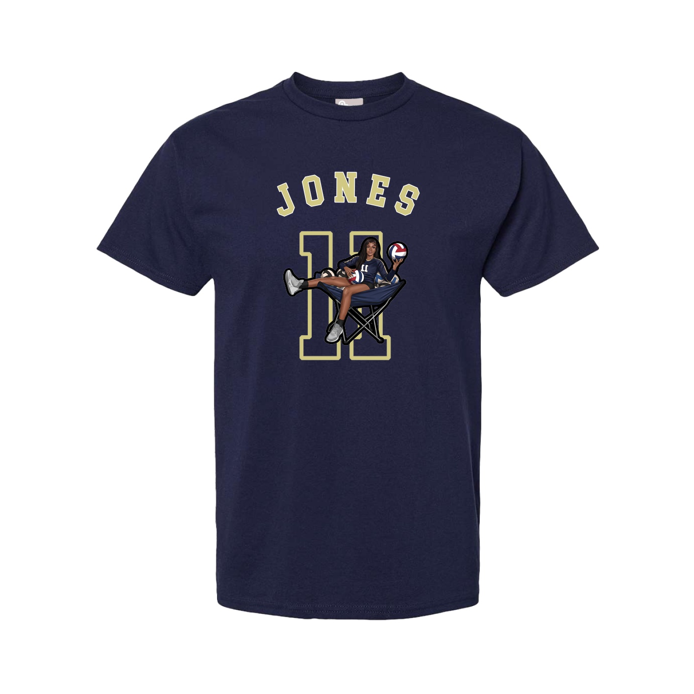 Youth Tee — Shirsey Arch in Navy