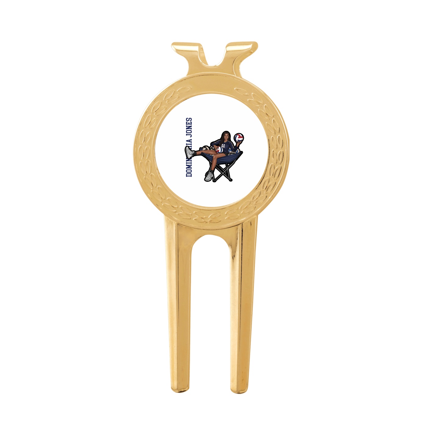 Divot Tool with Ball Marker — Name Vertical in Classic