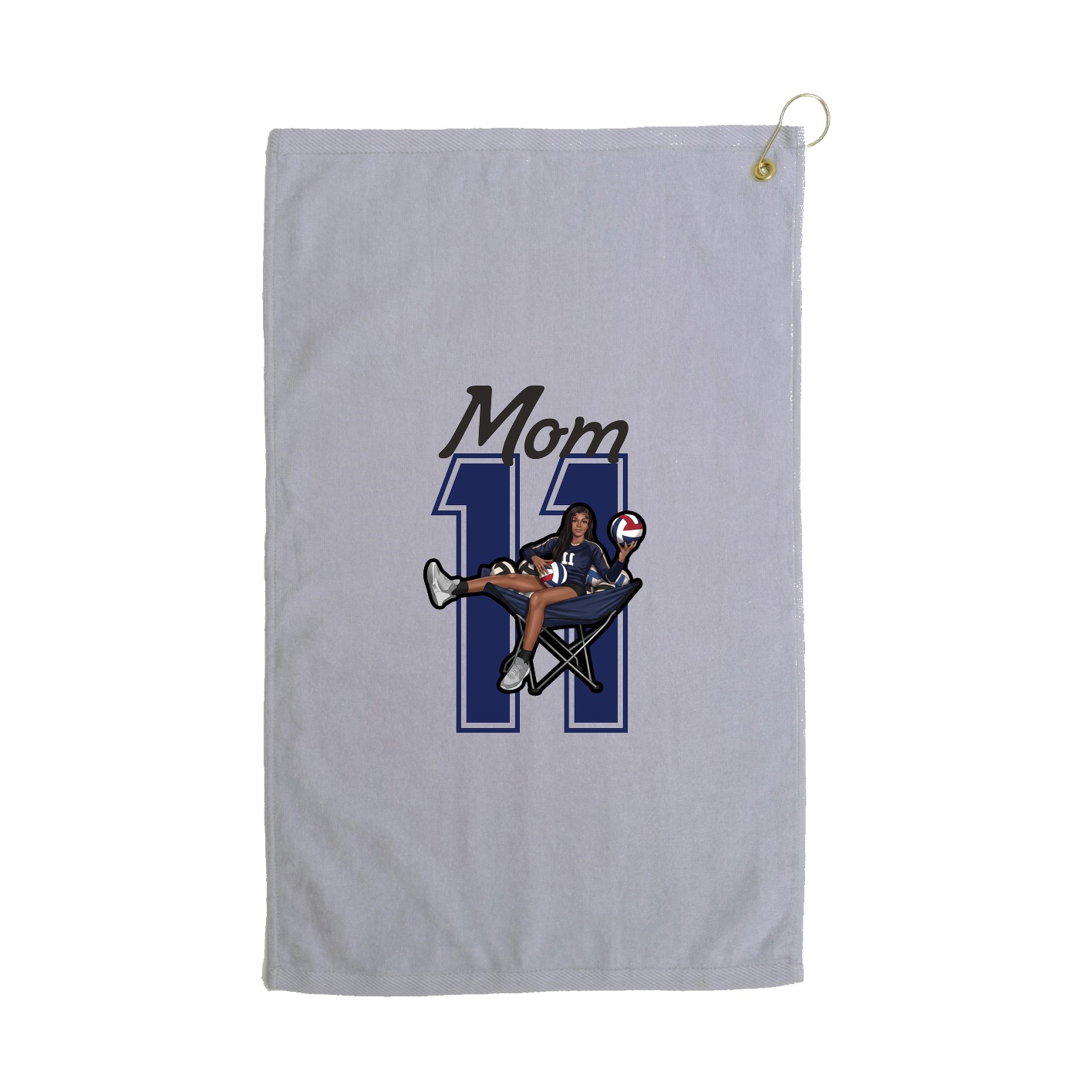 Golf Towel — Mothers Day Shirsey in Grey