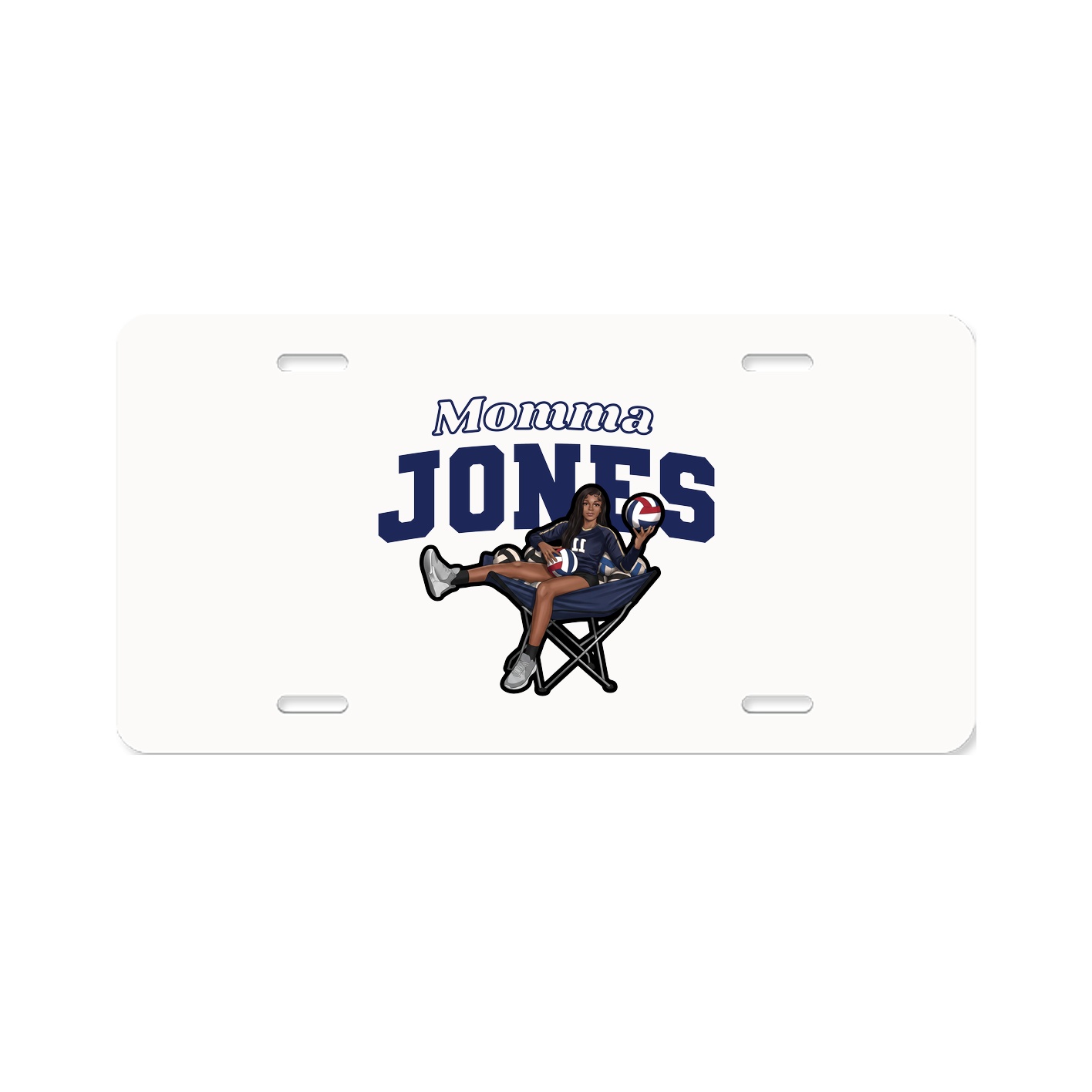 License Plate — Mothers Day Block in Classic