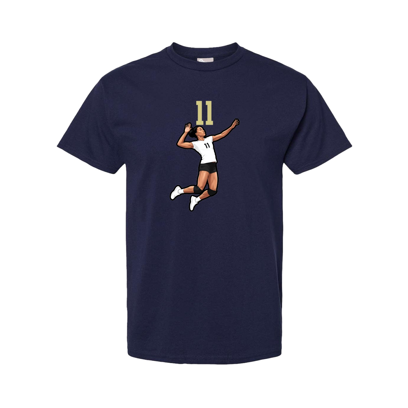 Tee — Number Top in Navy