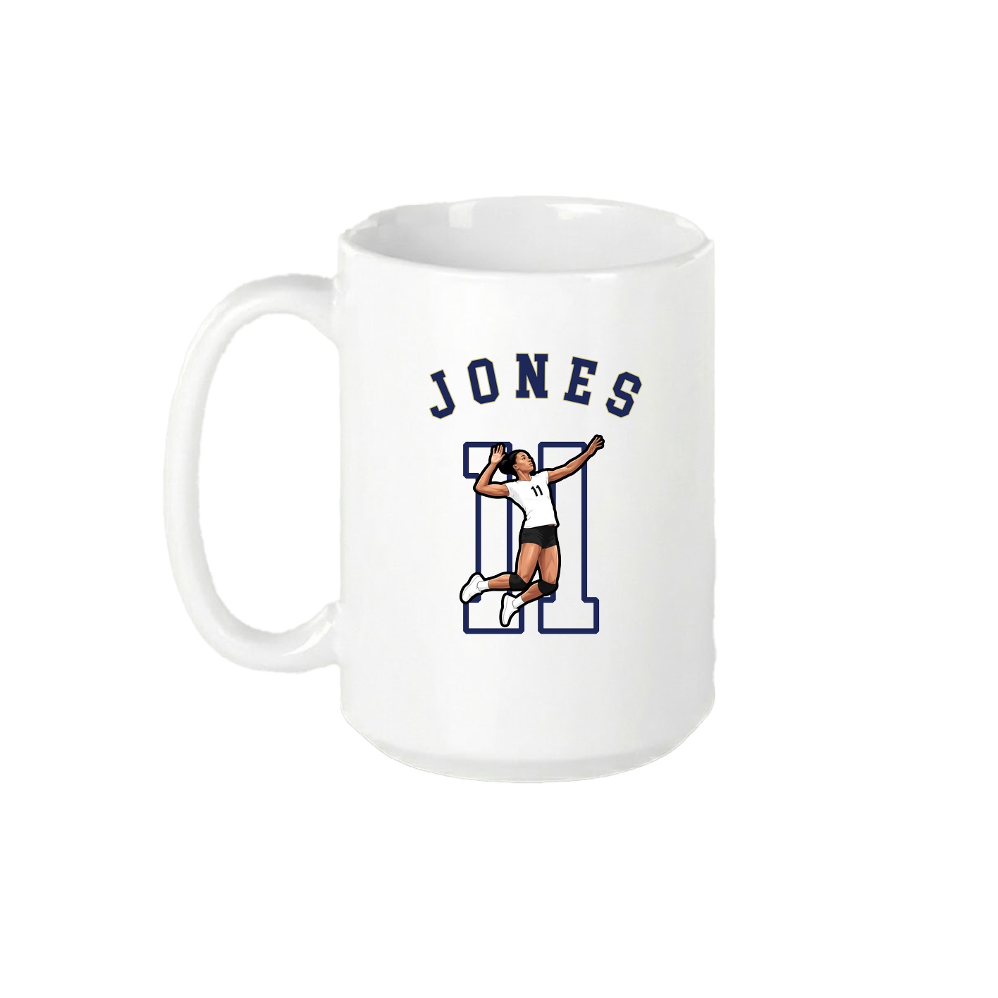 15oz Coffee Mug — Shirsey Arch in White