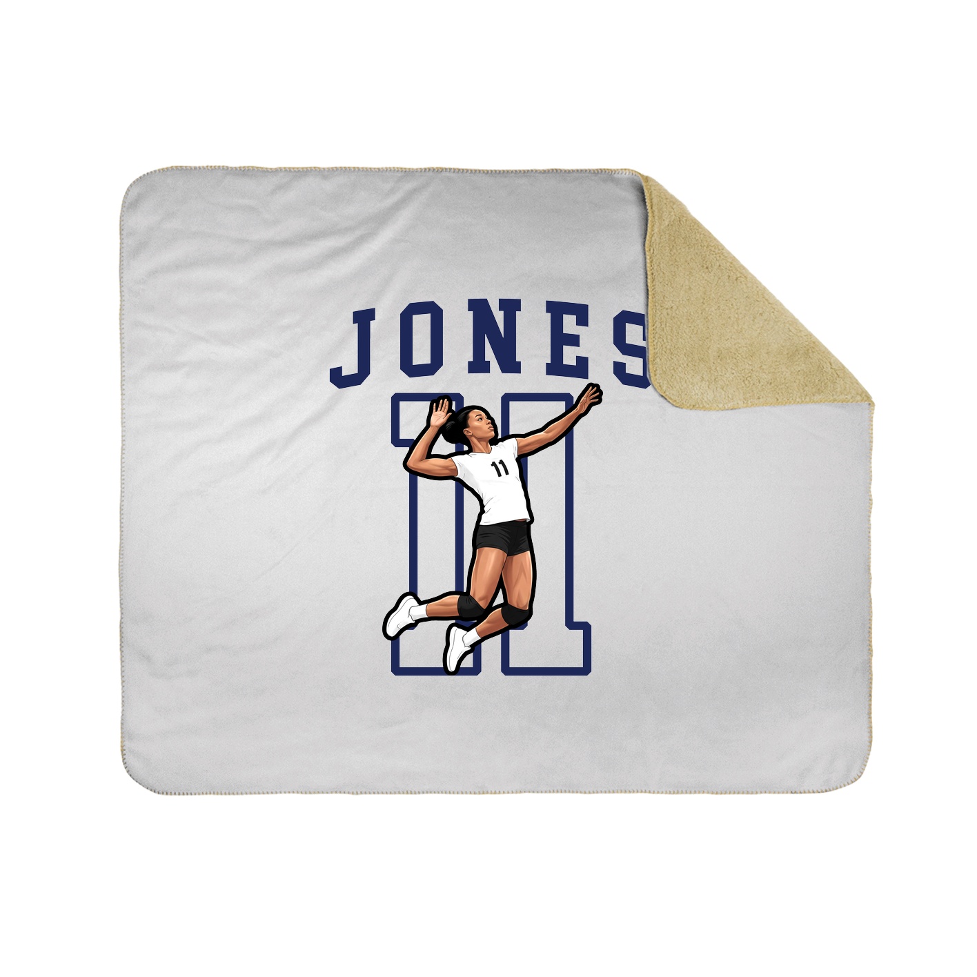 Throw Blanket — Shirsey in White